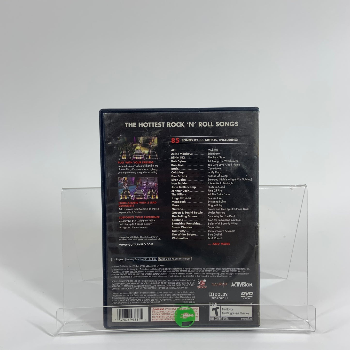 Guitar Hero 5 (Sony PlayStation 2 PS2, 2009)