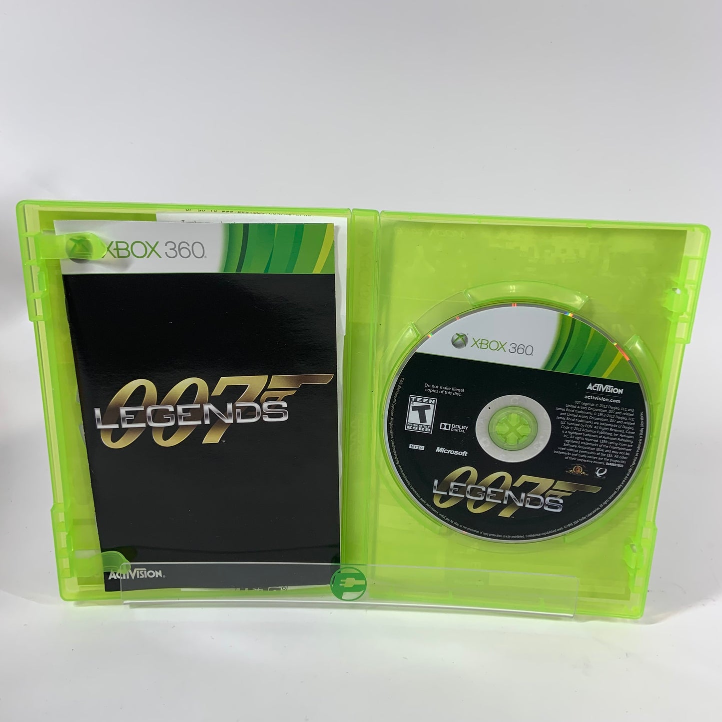 007 Legends (Microsoft Xbox 360, 2012)