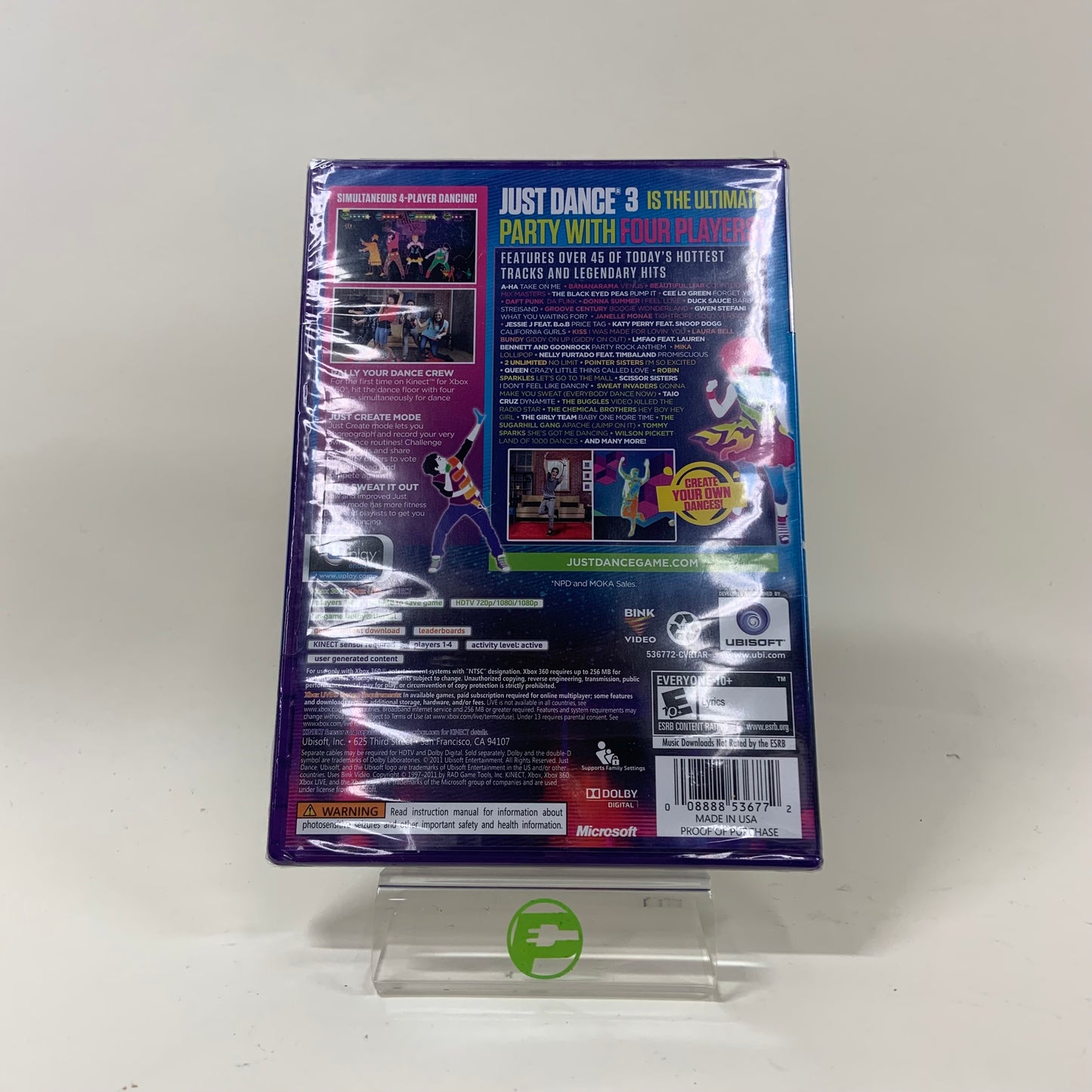 New Just Dance 3 (Microsoft Xbox 360, 2011)