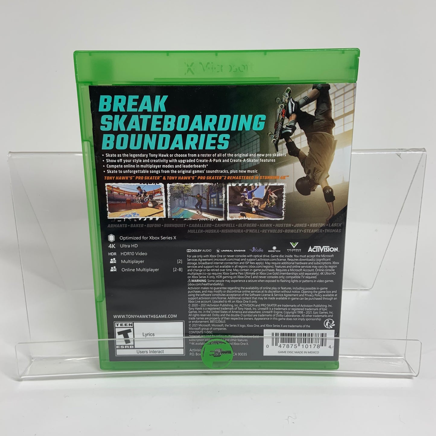 Tony Hawk's Pro Skater 1+2 (Microsoft Xbox Series X, 2021)