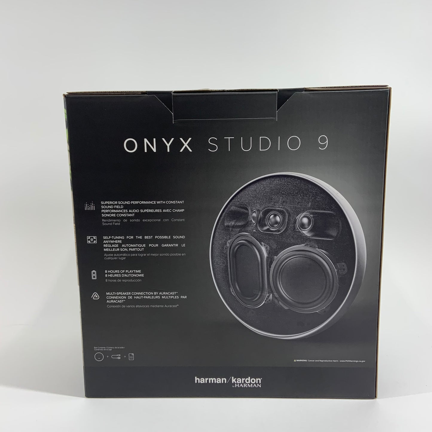 New Harman Kardon Onyx Studio 9 Portable Bluetooth Speaker Black