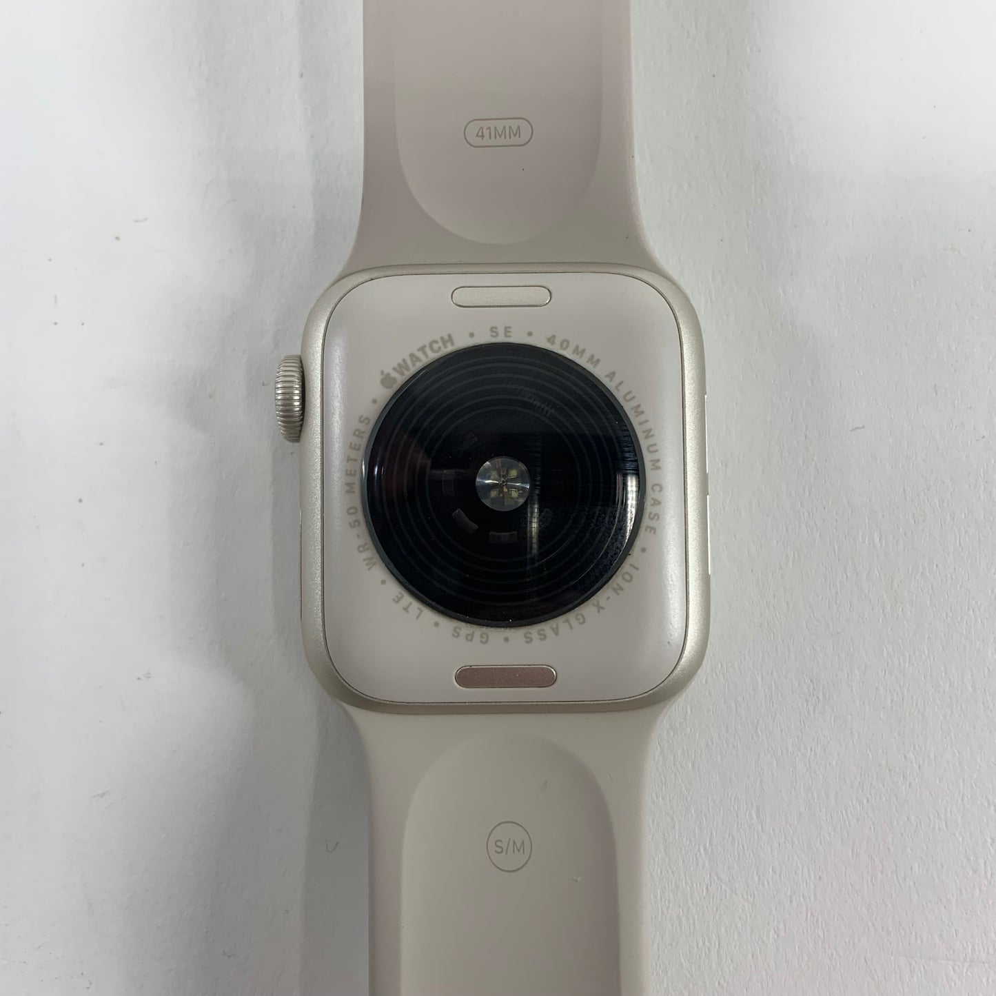 Unlocked Apple Watch SE 2nd Gen 40MM Starlight Aluminum Gray Sport Band A2726