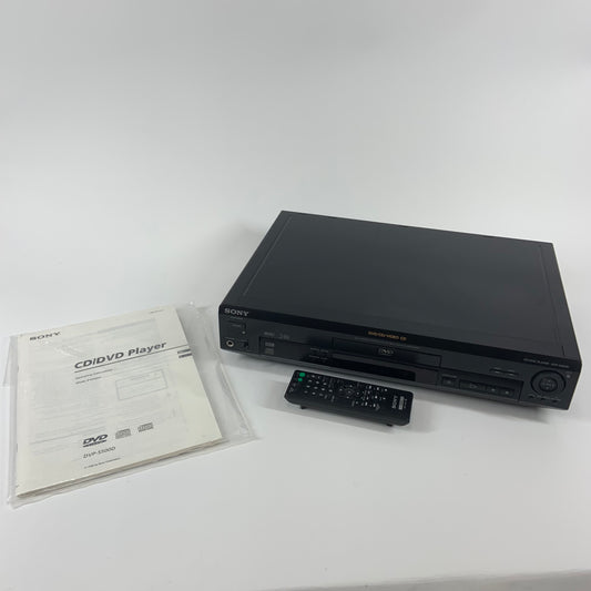Sony DVP-S500D CD/DVD Player 5.1 Channel with Remote TESTED