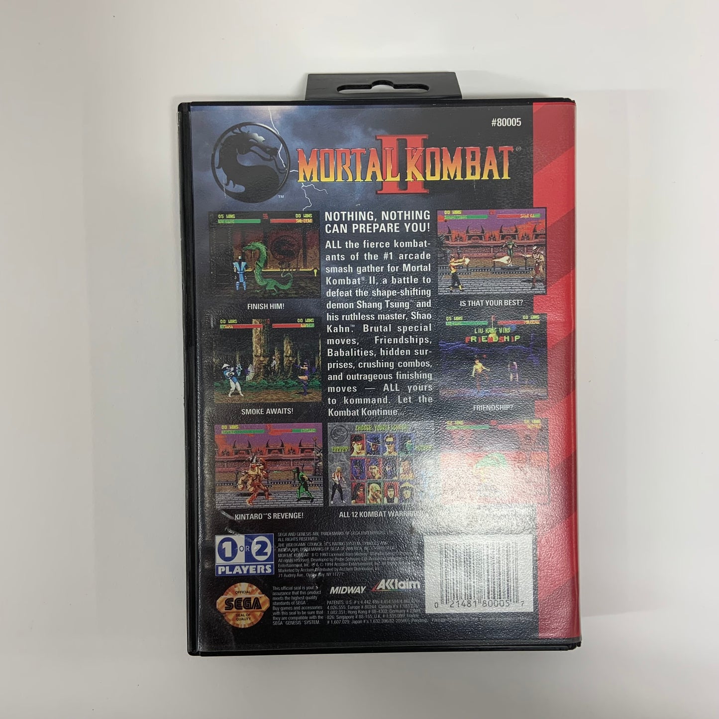 Mortal Kombat II (Sega Genesis, 1994)