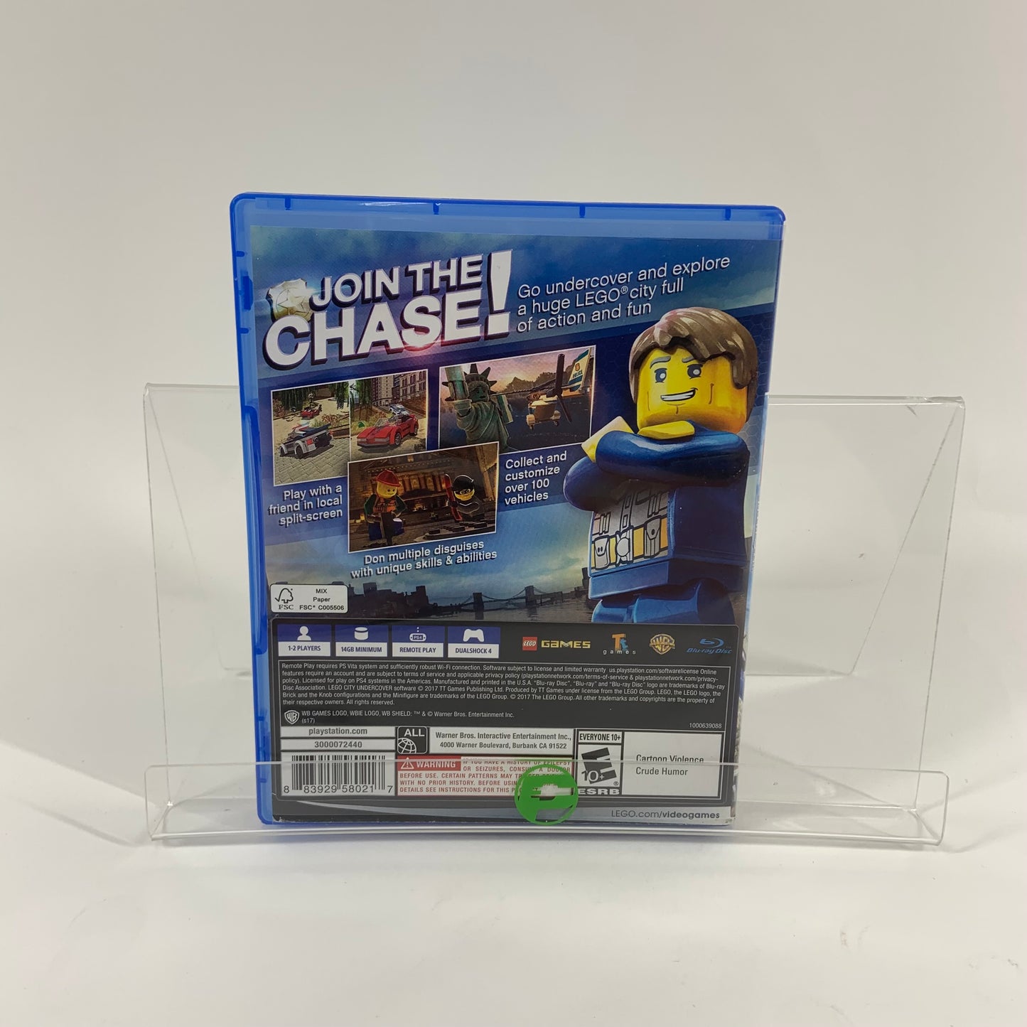 LEGO City Undercover (Sony PlayStation 4 PS4, 2017)
