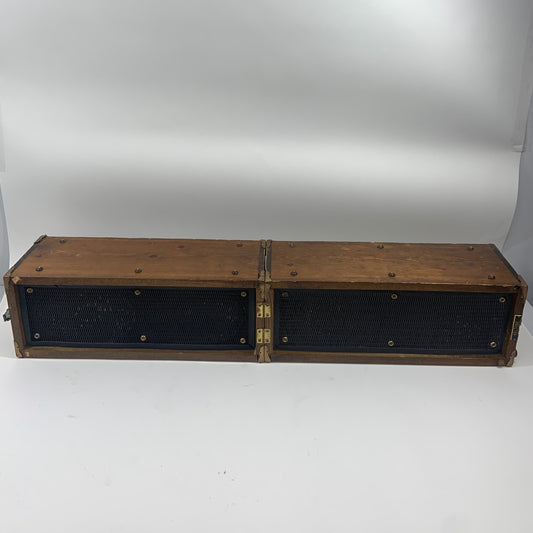 Keltone 1984 “Double” Folding PA Square Dance Speakers Wood Ultra-Rare