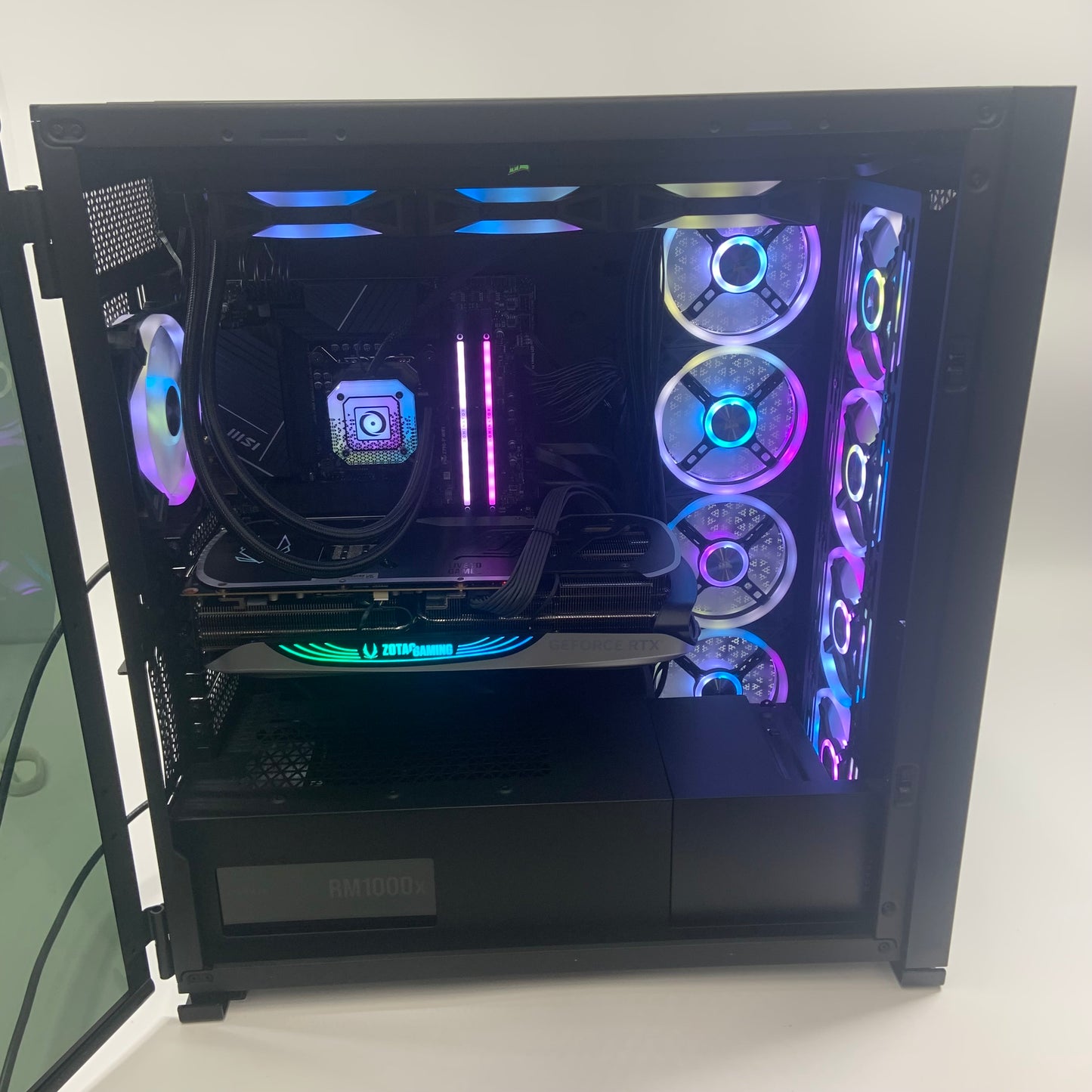 Liquid Cooled PC i9-14900K 3.20GHz GeForce RTX 4090 64GB RAM 2TB SSD + 4TB HDD