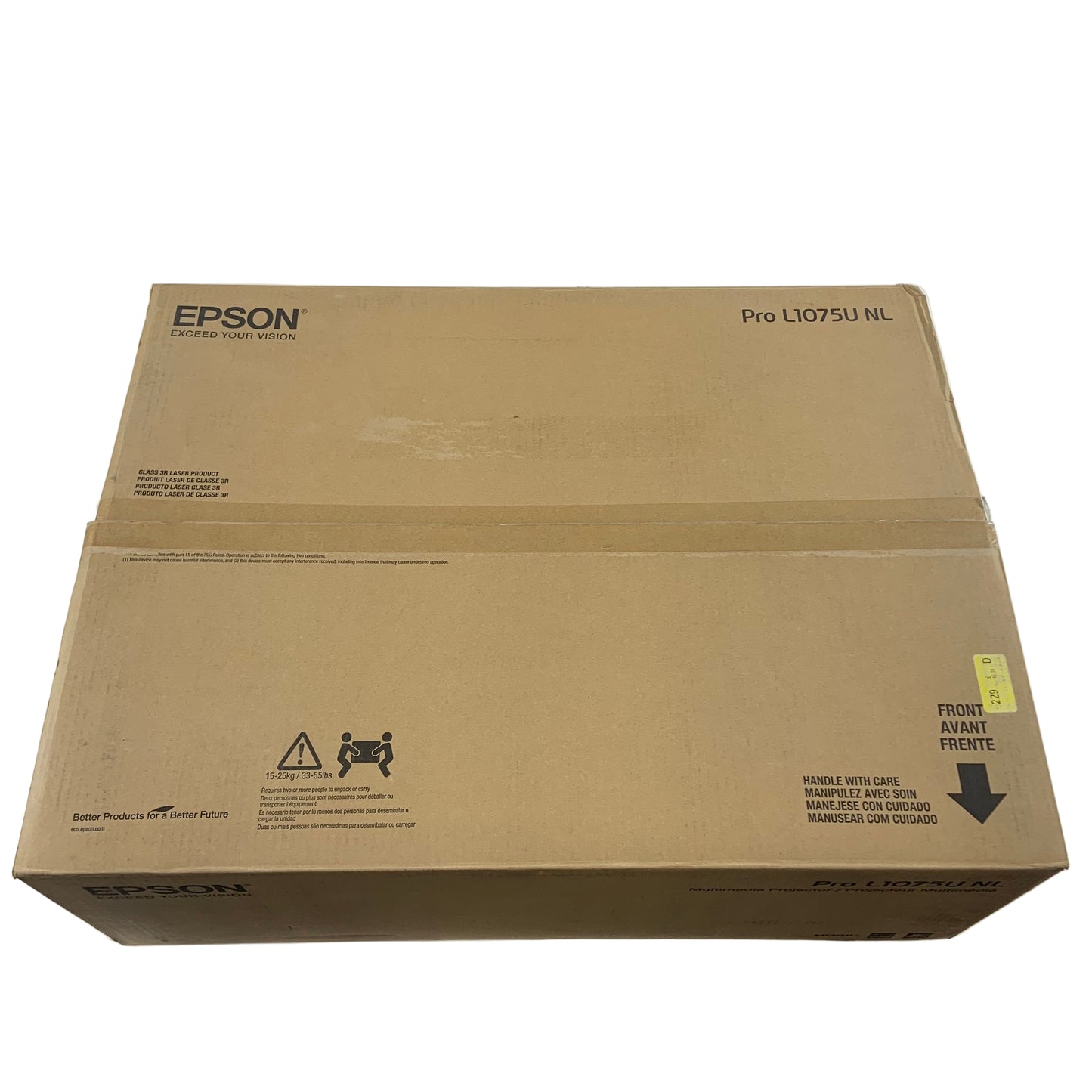 New Epson Pro L1075UNL WUXGA 3LCD Laser Venue Projector with 4K Enhancement