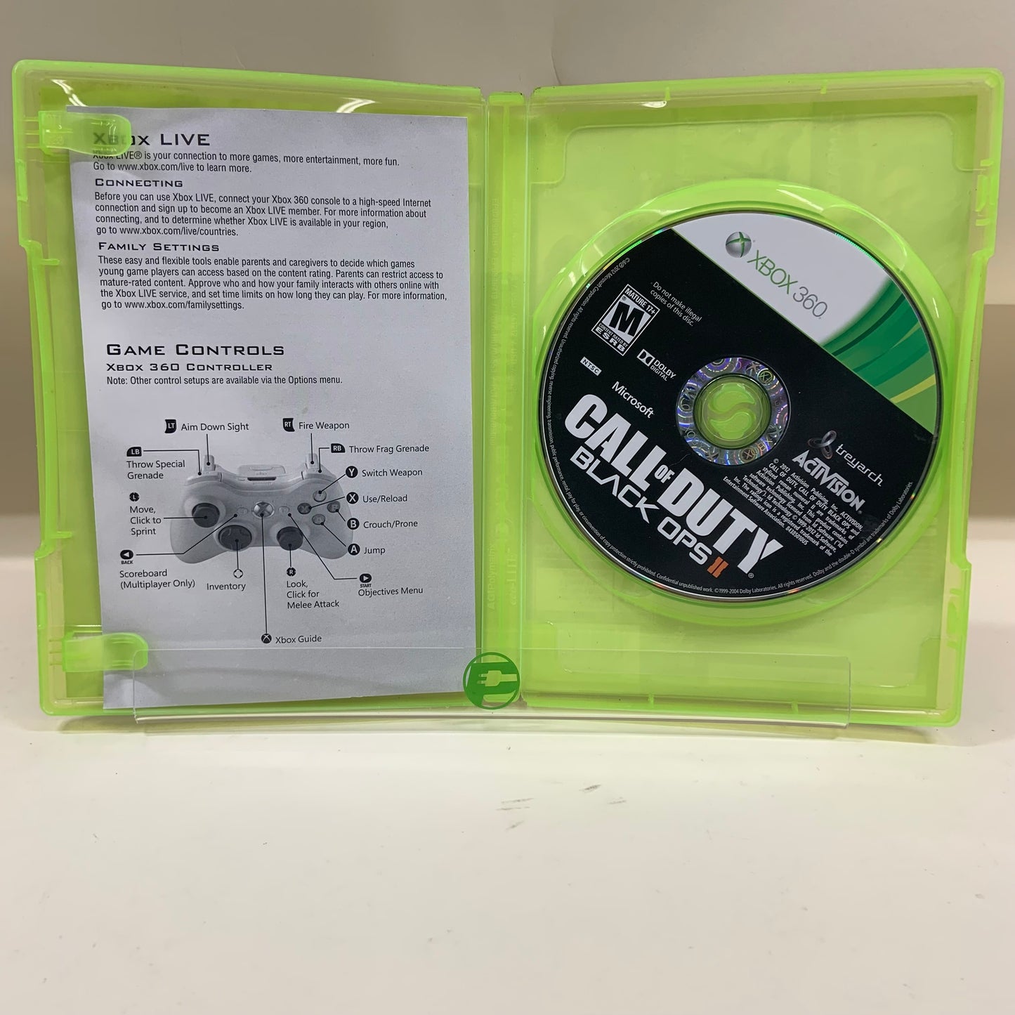 Call of Duty Black Ops II (Microsoft Xbox 360, 2012)
