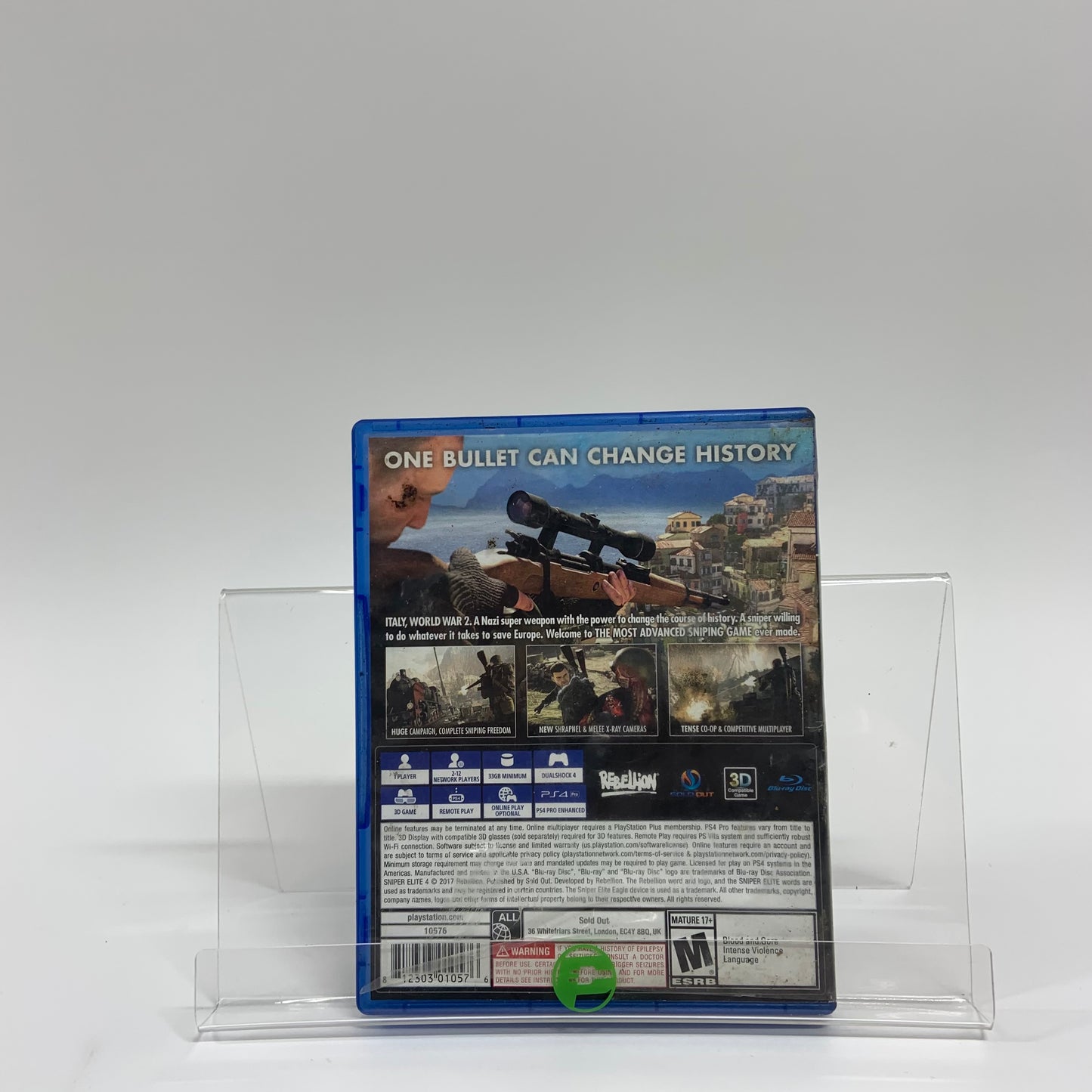 Sniper Elite 4 (Sony PlayStation 4 PS4, 2017)