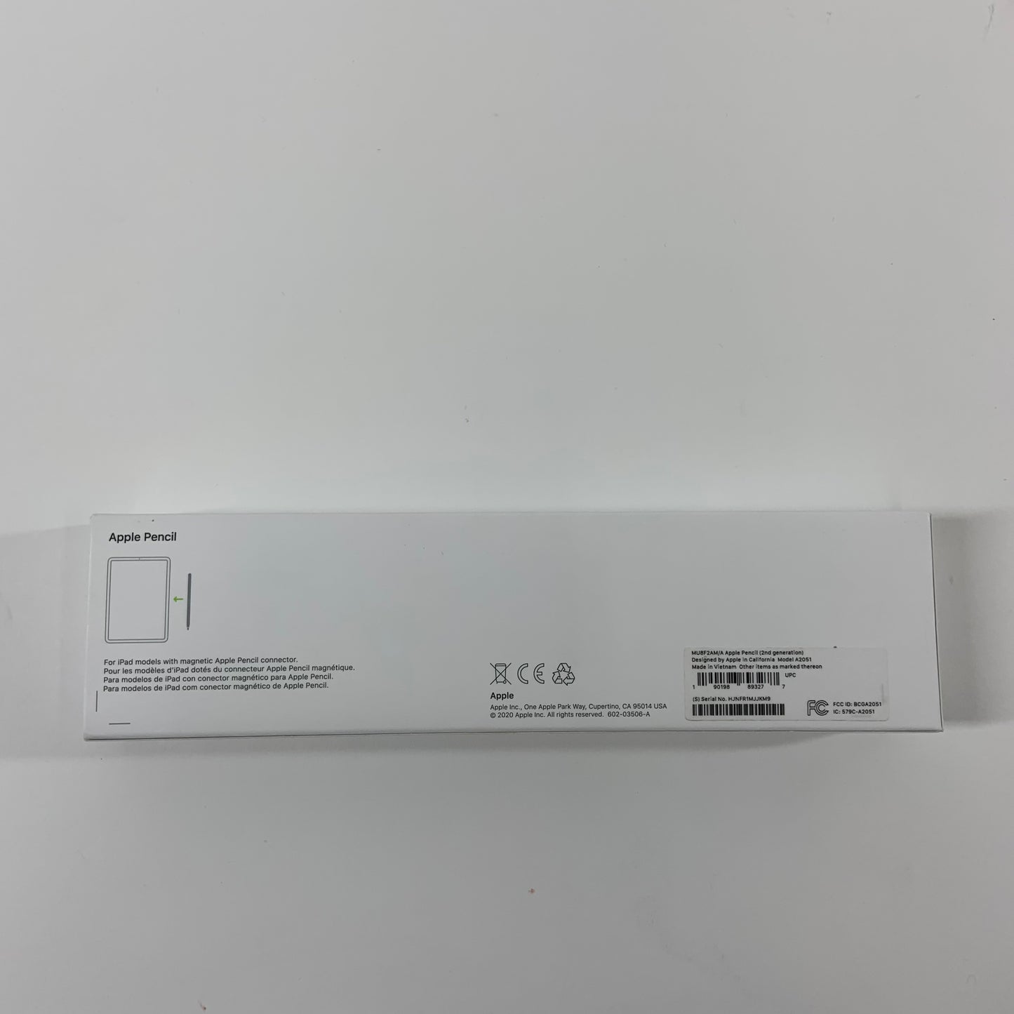 Apple Pencil 2nd Gen Smart Pencil Stylus White MU8F2AM/A