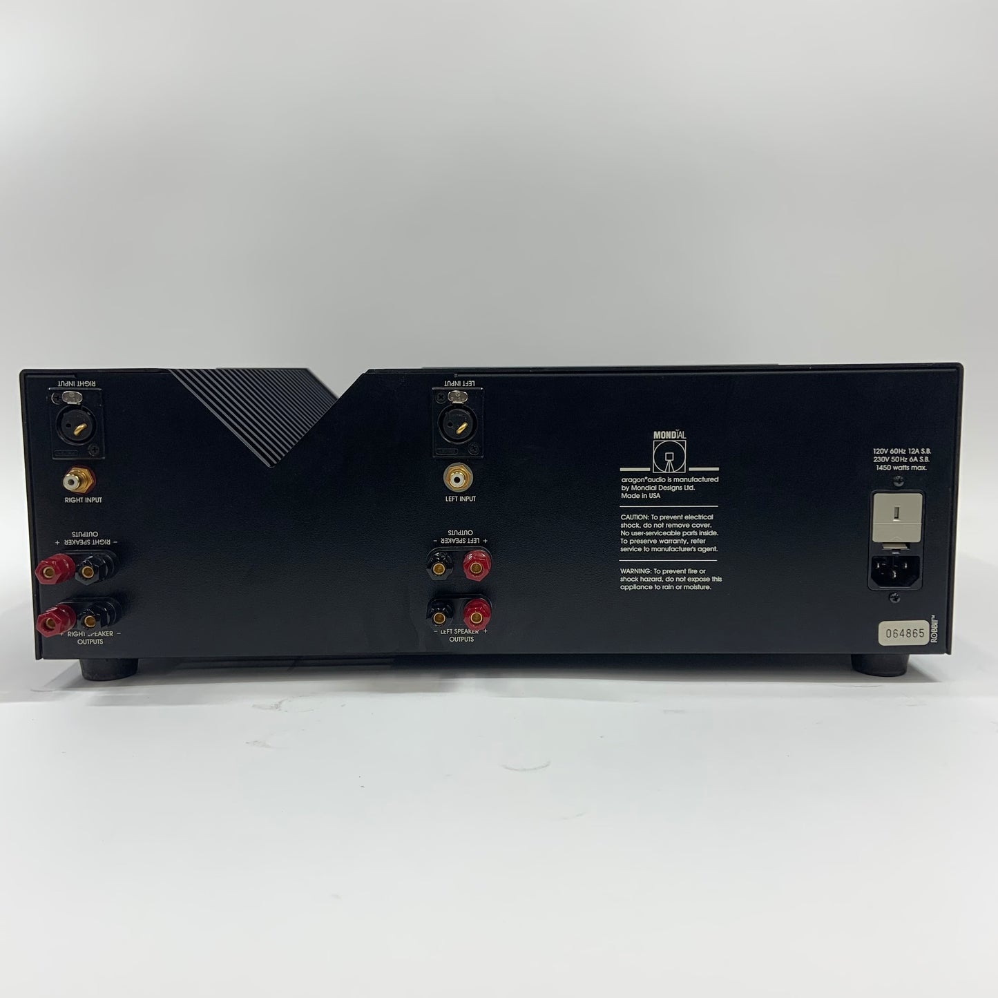 ARAGON 8008BB Dual Mono Amplifier