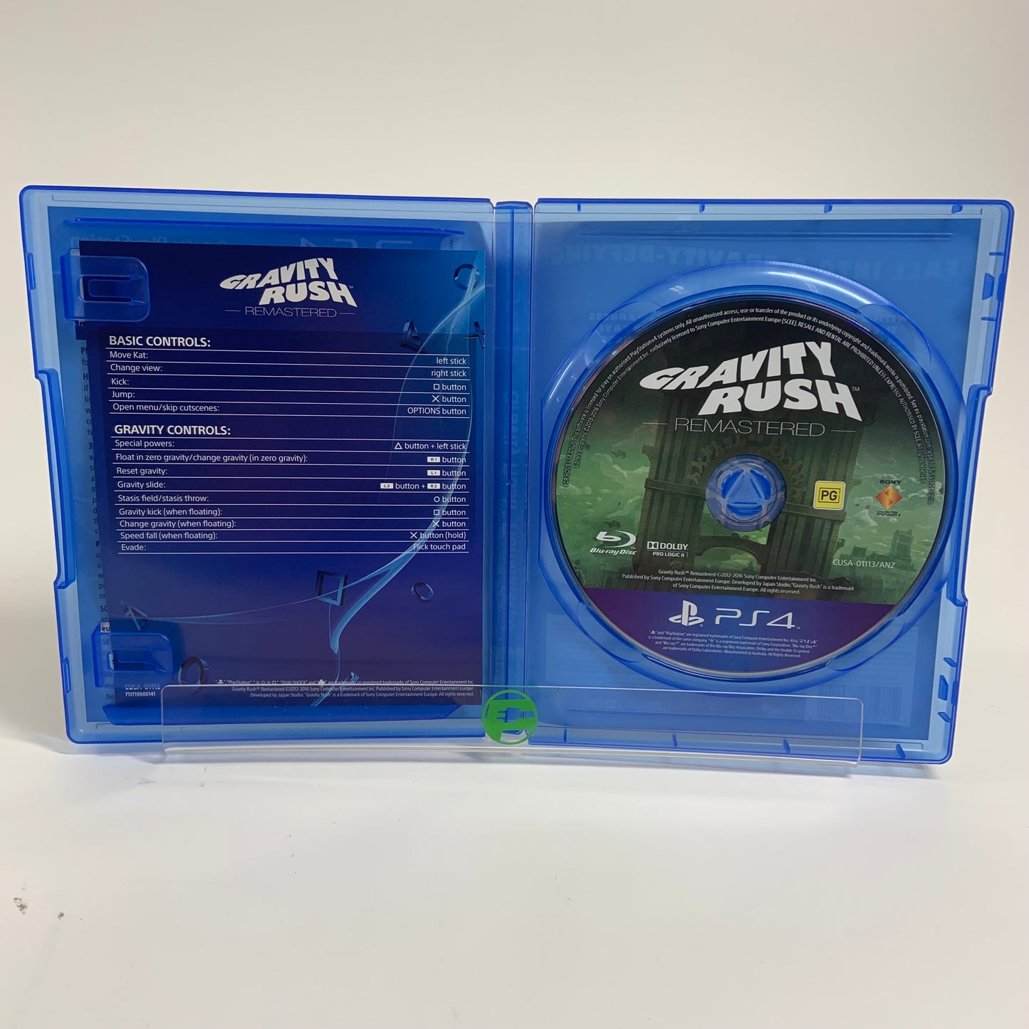 Gravity Rush Remastered PAL (Sony PlayStation 4 PS4, 2016)