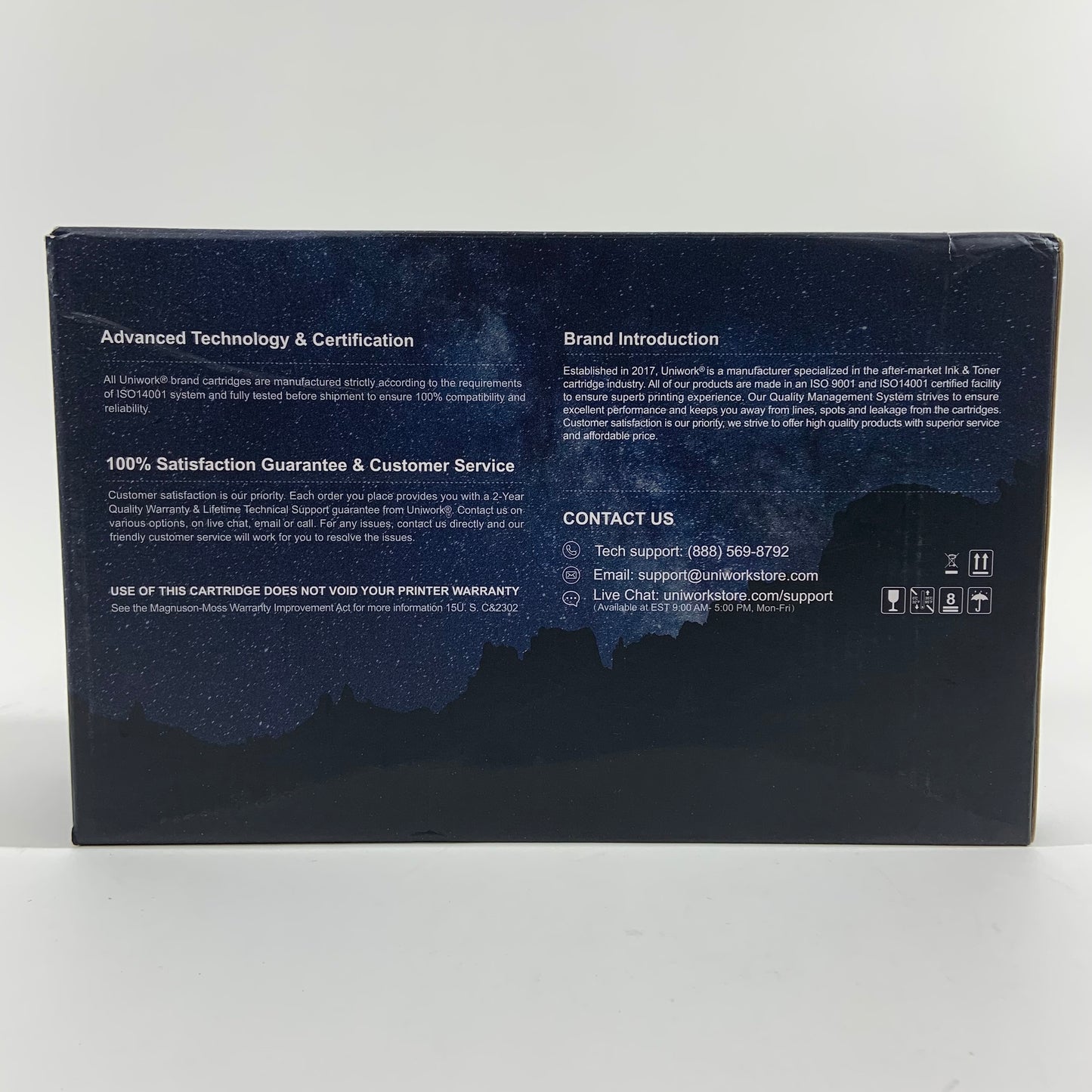 New Uniwork 78A 2 Pack Premium Toner Cartridge X003AYFIXN Black Toner Cartridge