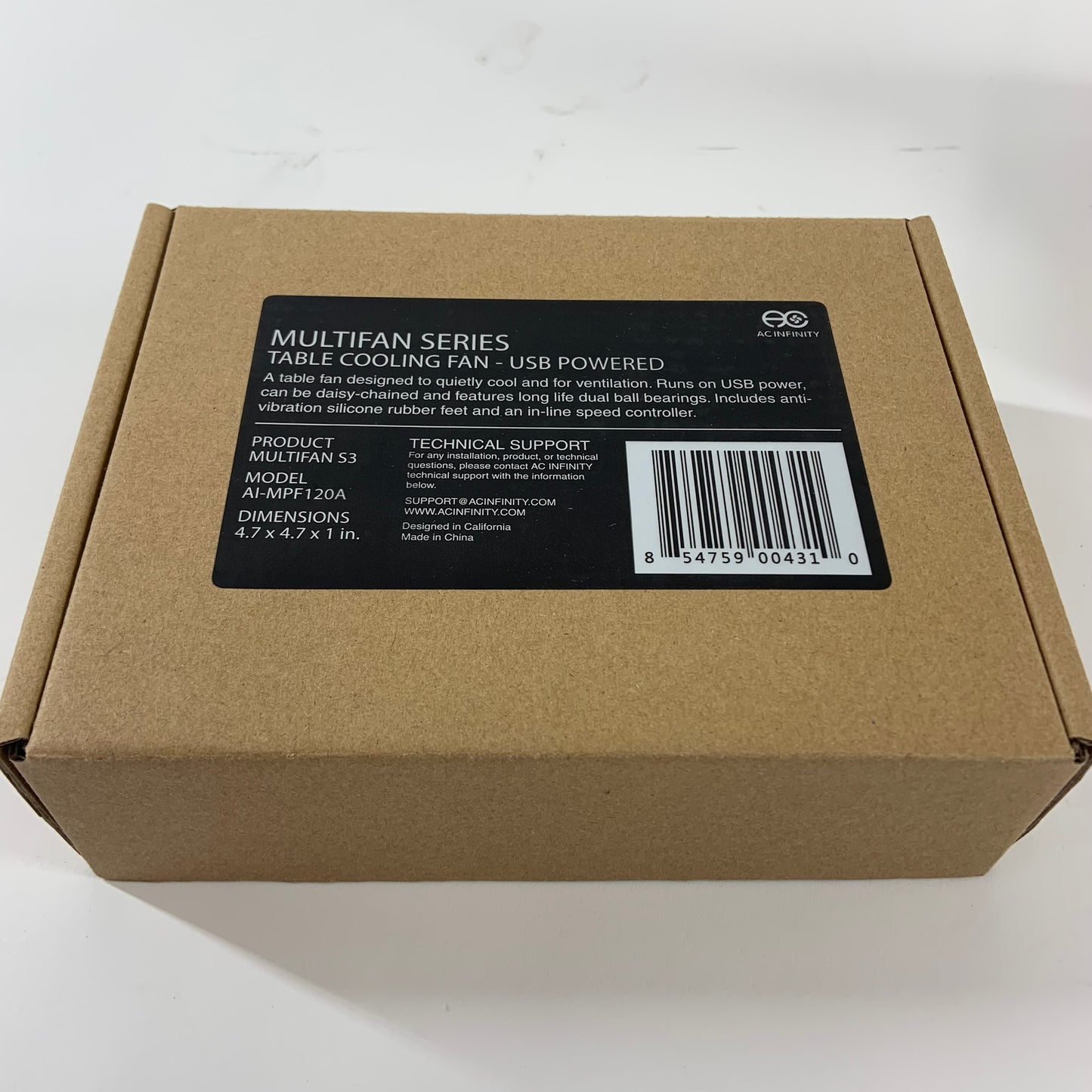 New LOT OF MINI MULTIFAN SERIES COOLING FANS AI-MPF120A, 2 x AI-MPF40A