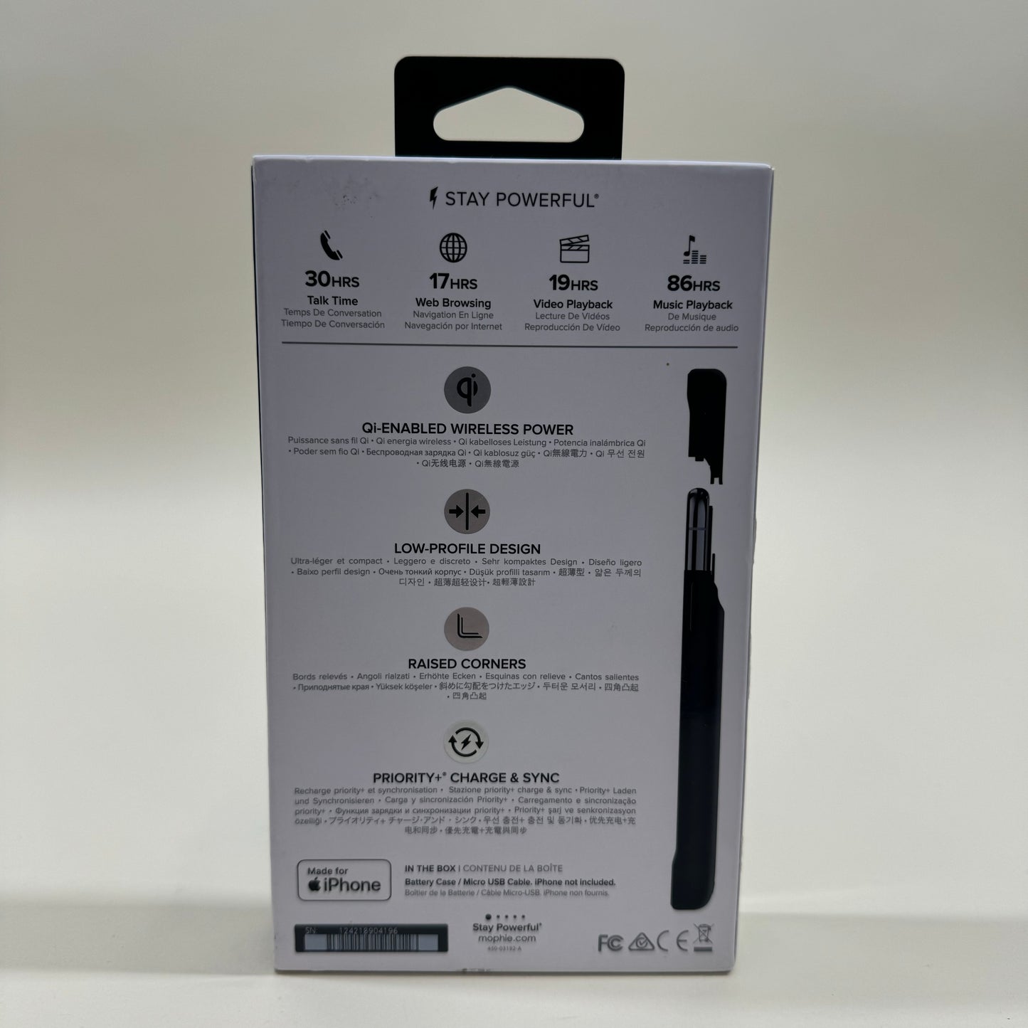 Mophie Juice Pack Air Slim Battery Case JPA-IPX