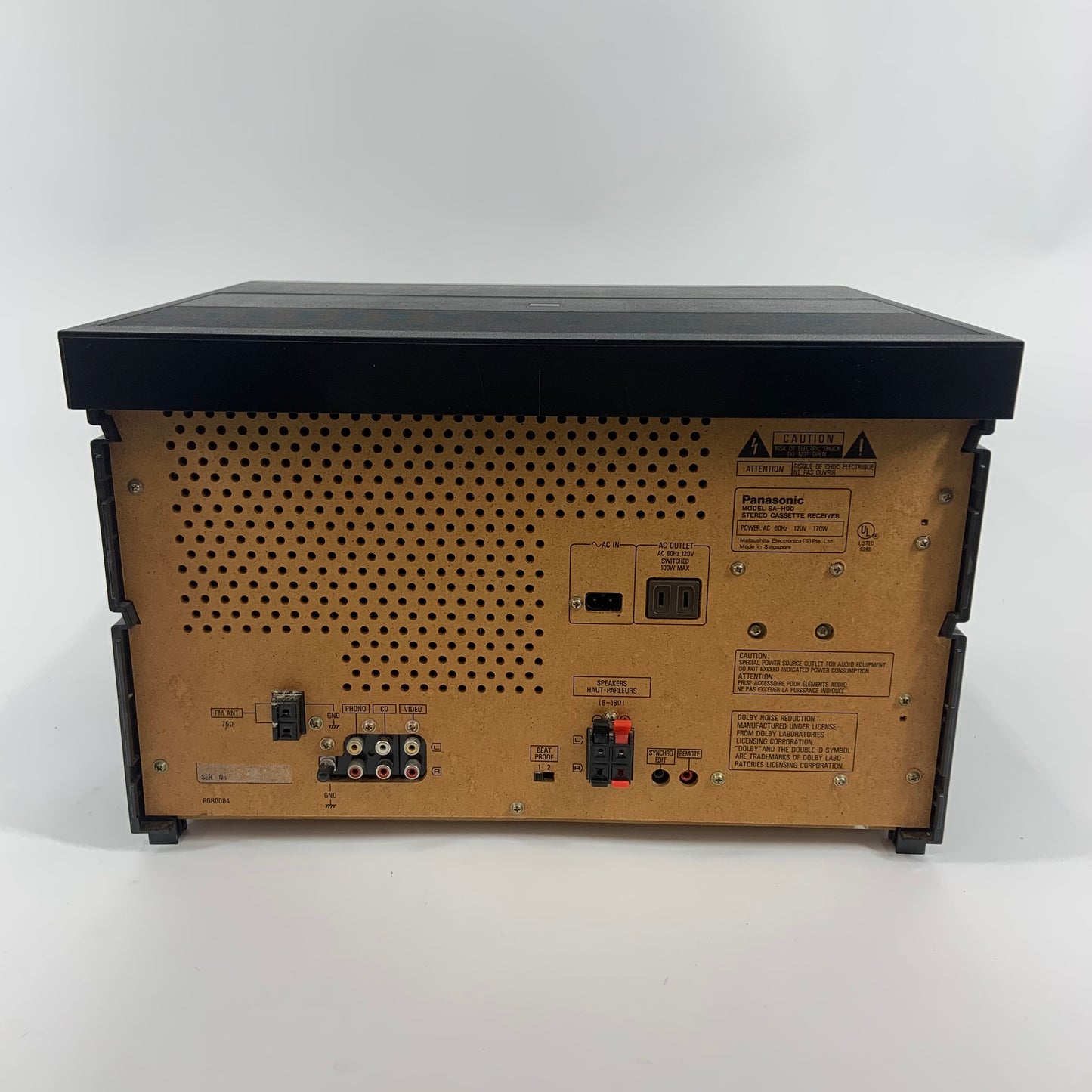 Panasonic Multi Compact Disc Player SL-PC363 with Bookshelf Stereo Set BUNDLE TESTED