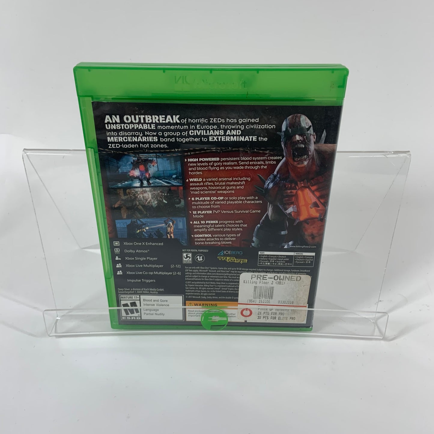 Killing Floor 2 (Microsoft Xbox One, 2017)