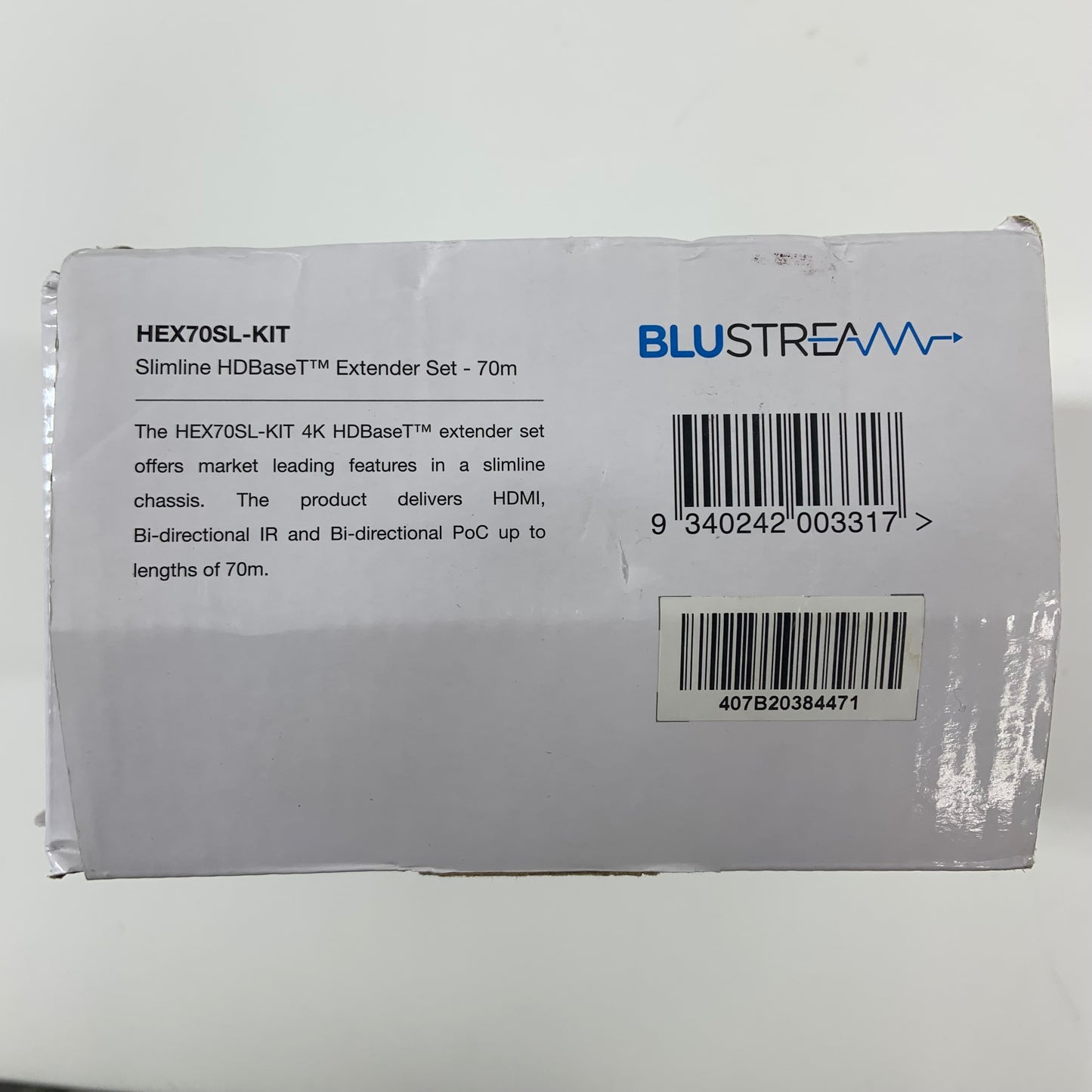 Blustream Slimline HDBaseT Extender Set HEX70SL-KIT