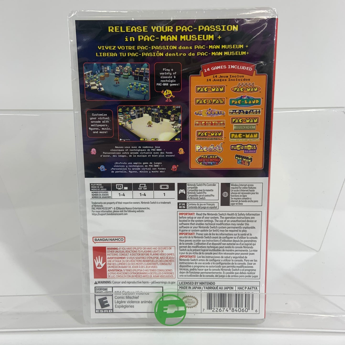 New Pac-Man Museum Plus (Nintendo Switch, 2022)