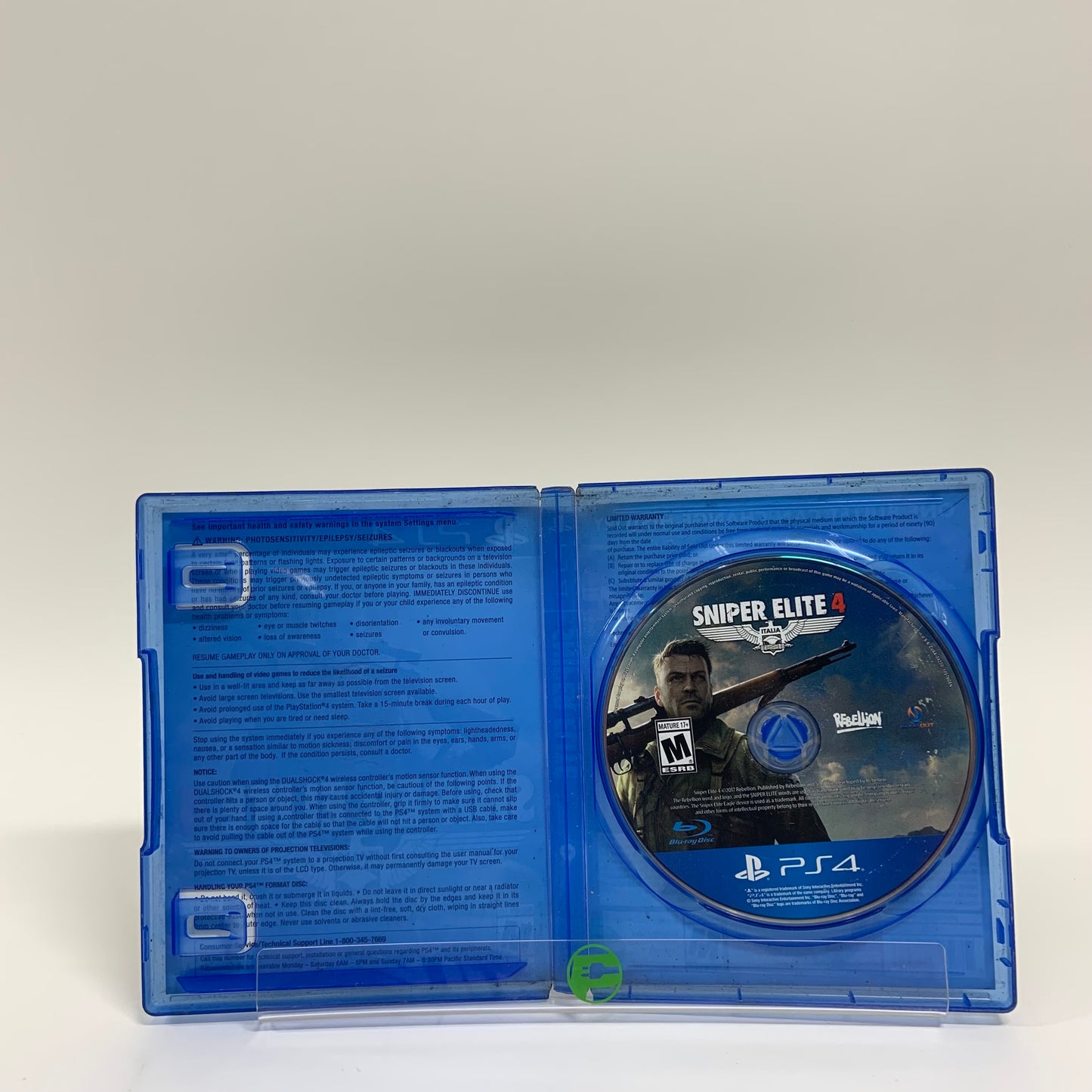 Sniper Elite 4 (Sony PlayStation 4 PS4, 2017)