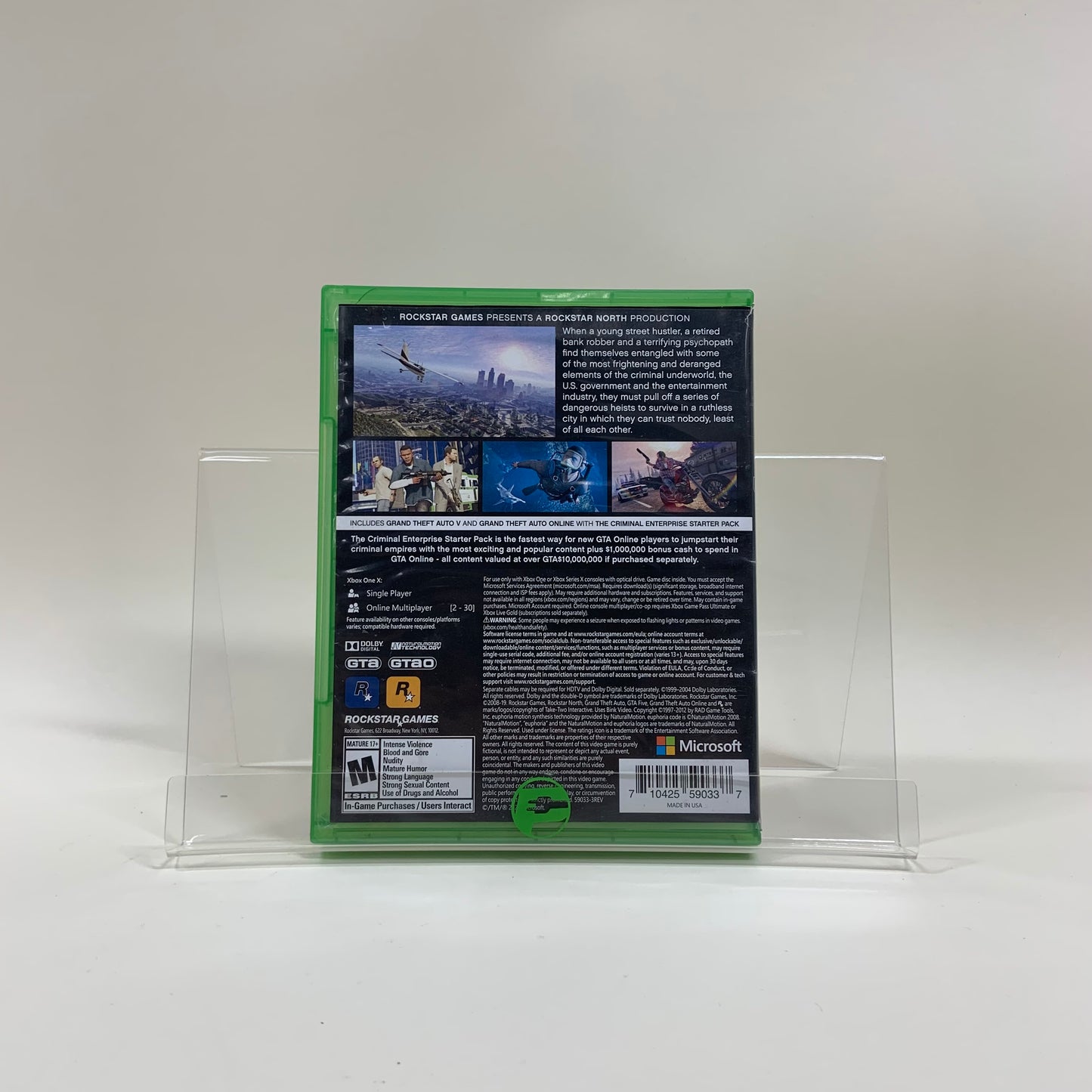 Grand theft auto V (Microsoft Xbox One, 2015)