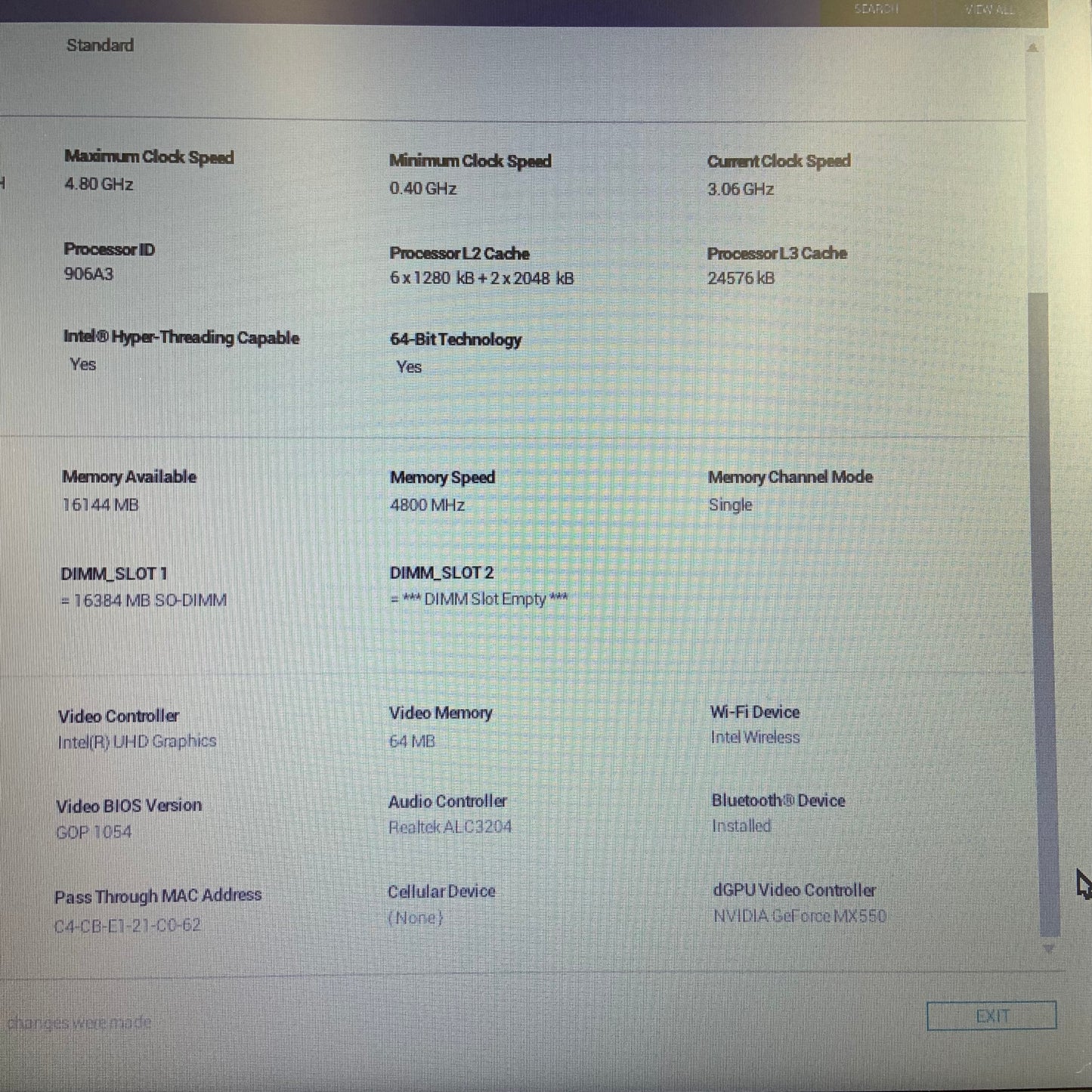 Dell Latitude 5531 15.6" i7-12800H 16GB RAM 256GB SSD GeForce MX550 WIN 11 PRO