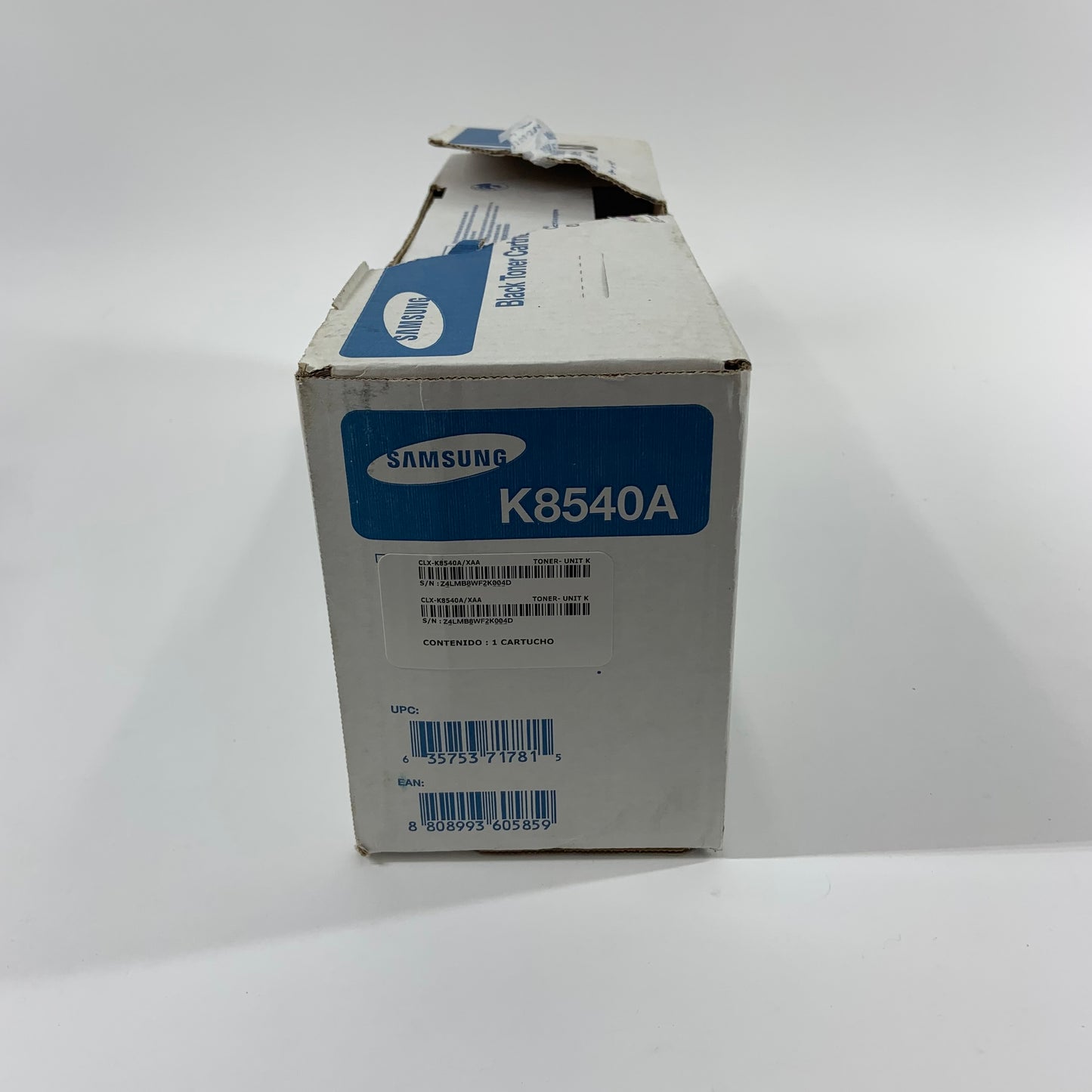 New Samsung K8540A Black Toner Cartridge
