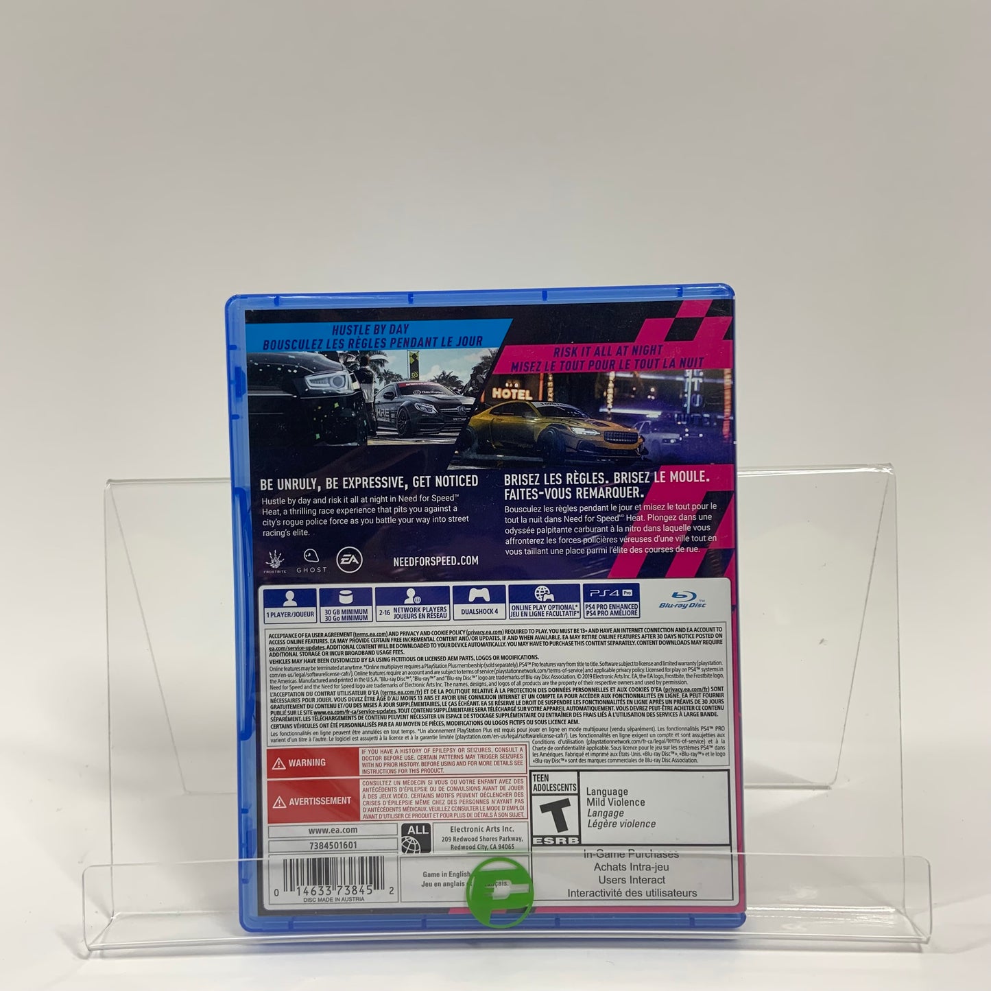 Need for Speed Heat (Sony PlayStation 4 PS4, 2019)