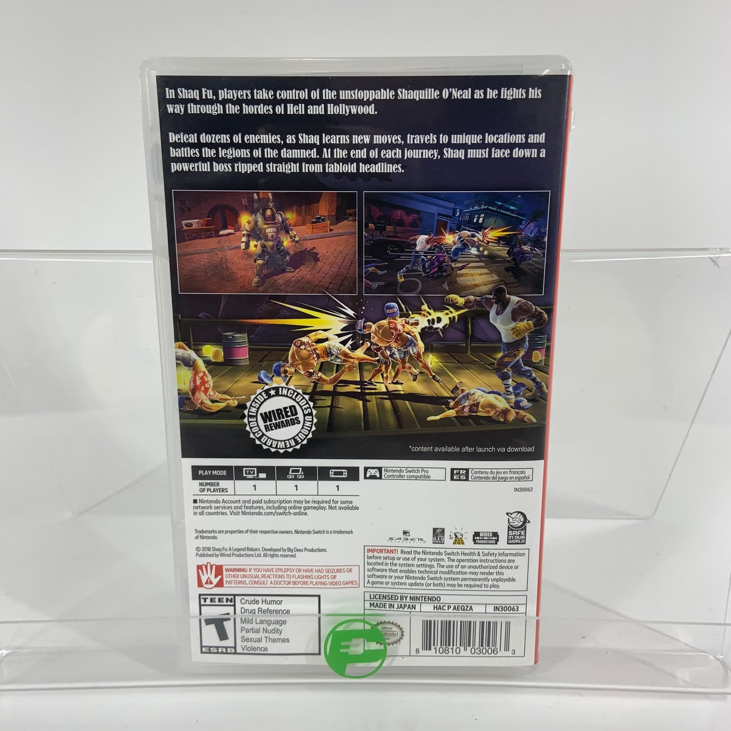 Shaq Fu: A Legend Reborn (Nintendo Switch, 2018)