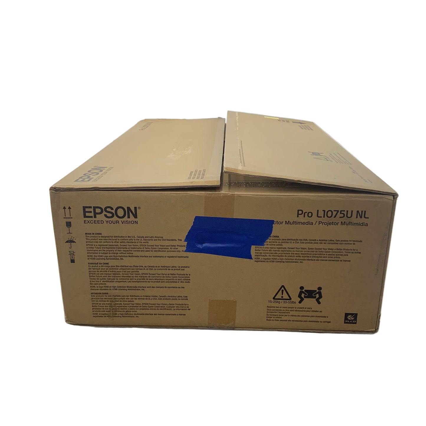 New Epson Pro L1075UNL WUXGA 3LCD Laser Venue Projector with 4K Enhancement