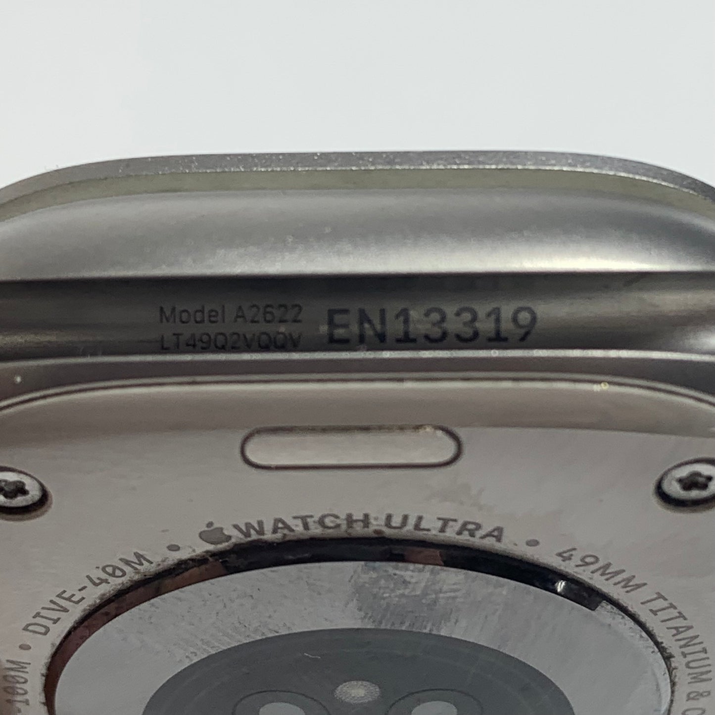 Unlocked Apple Watch Ultra 49MM Natural Titanium A2622 Face Only
