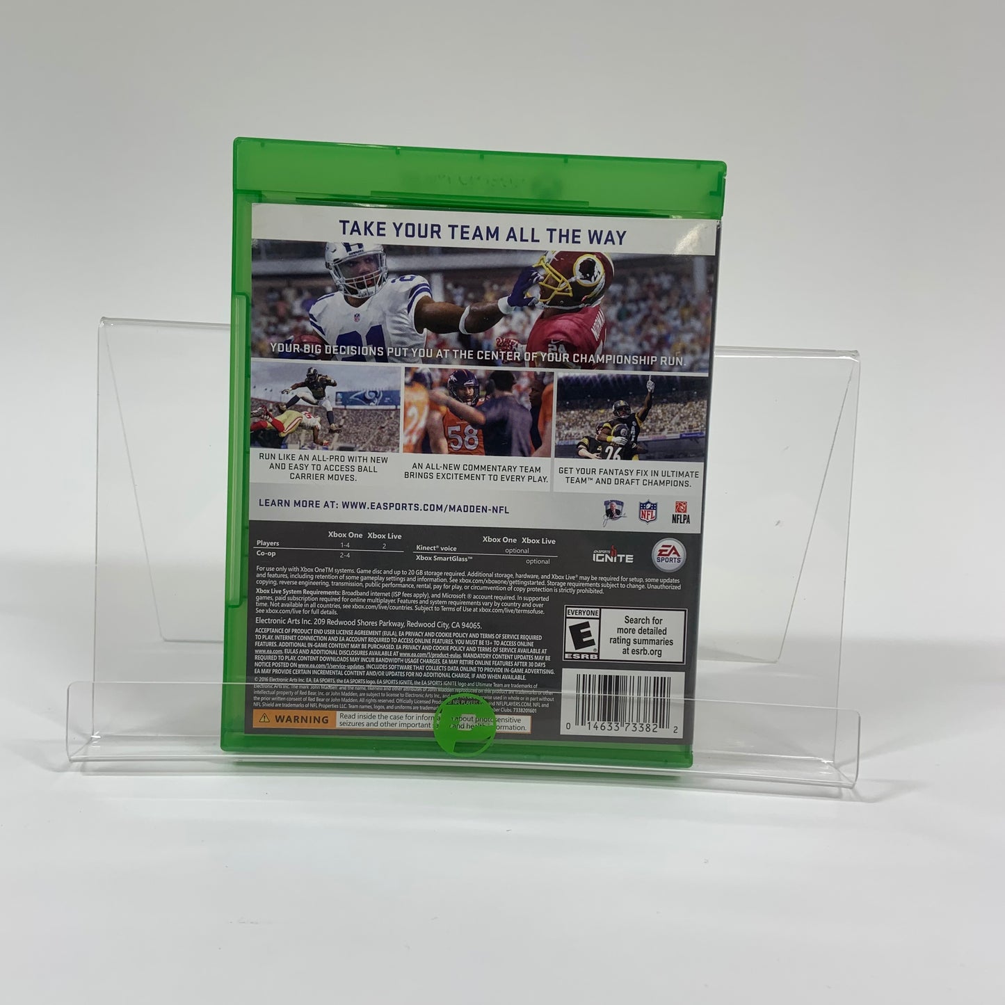 Madden NFL 17  (Microsoft Xbox One,  2016)