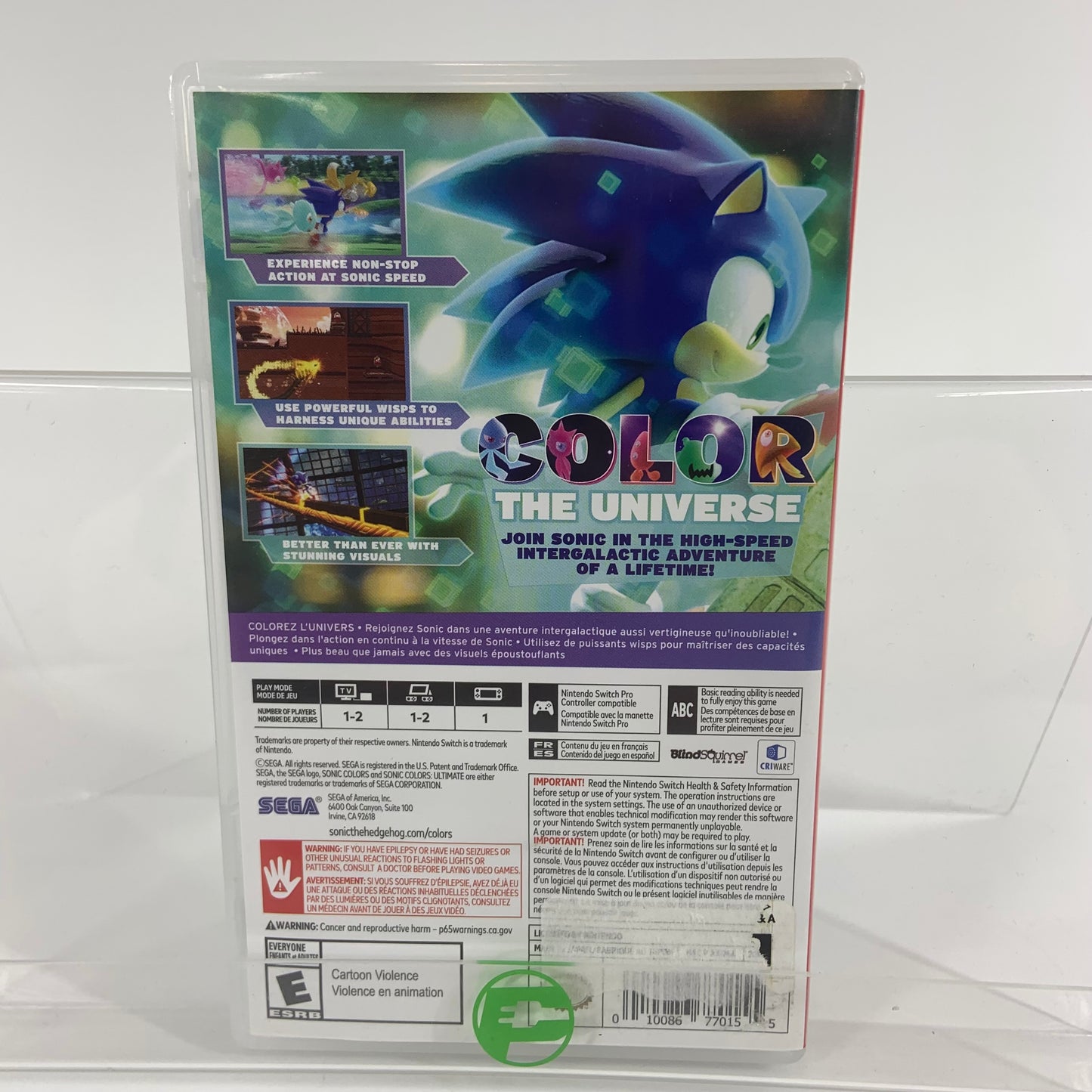 Sonic Colors Ultimate (Nintendo Switch, 2021)