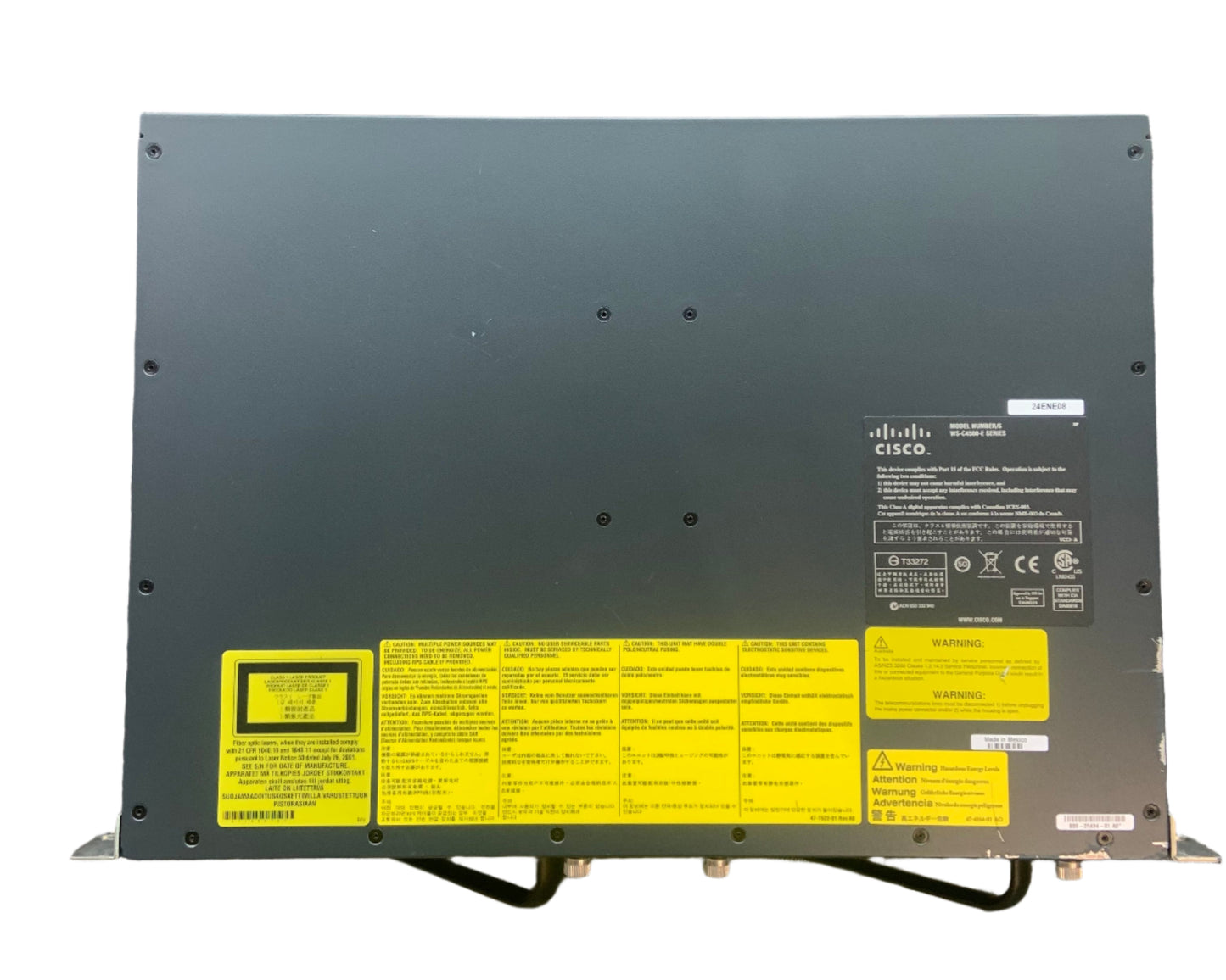 Cisco 4507R-E 5x(48-Port) Fully Loaded Switch WS-C4500-E Series W/ 2 Power Supply's