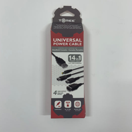 New Tomee Universal Power Cable For Handheld Consoles