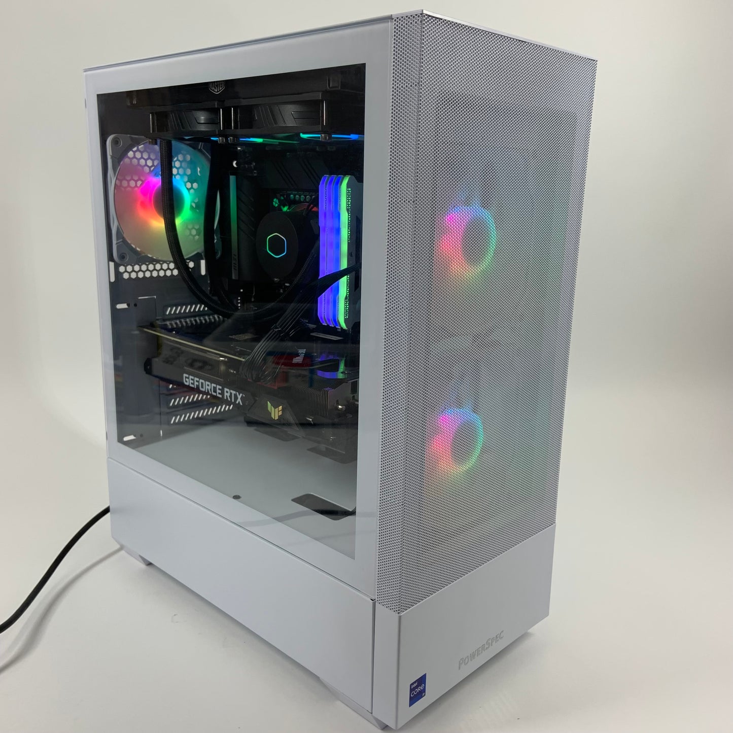 Liquid Cooled i9-12900K 64GB RAM 3TB Storage NVIDIA RTX 3080 White RGB Gaming PC