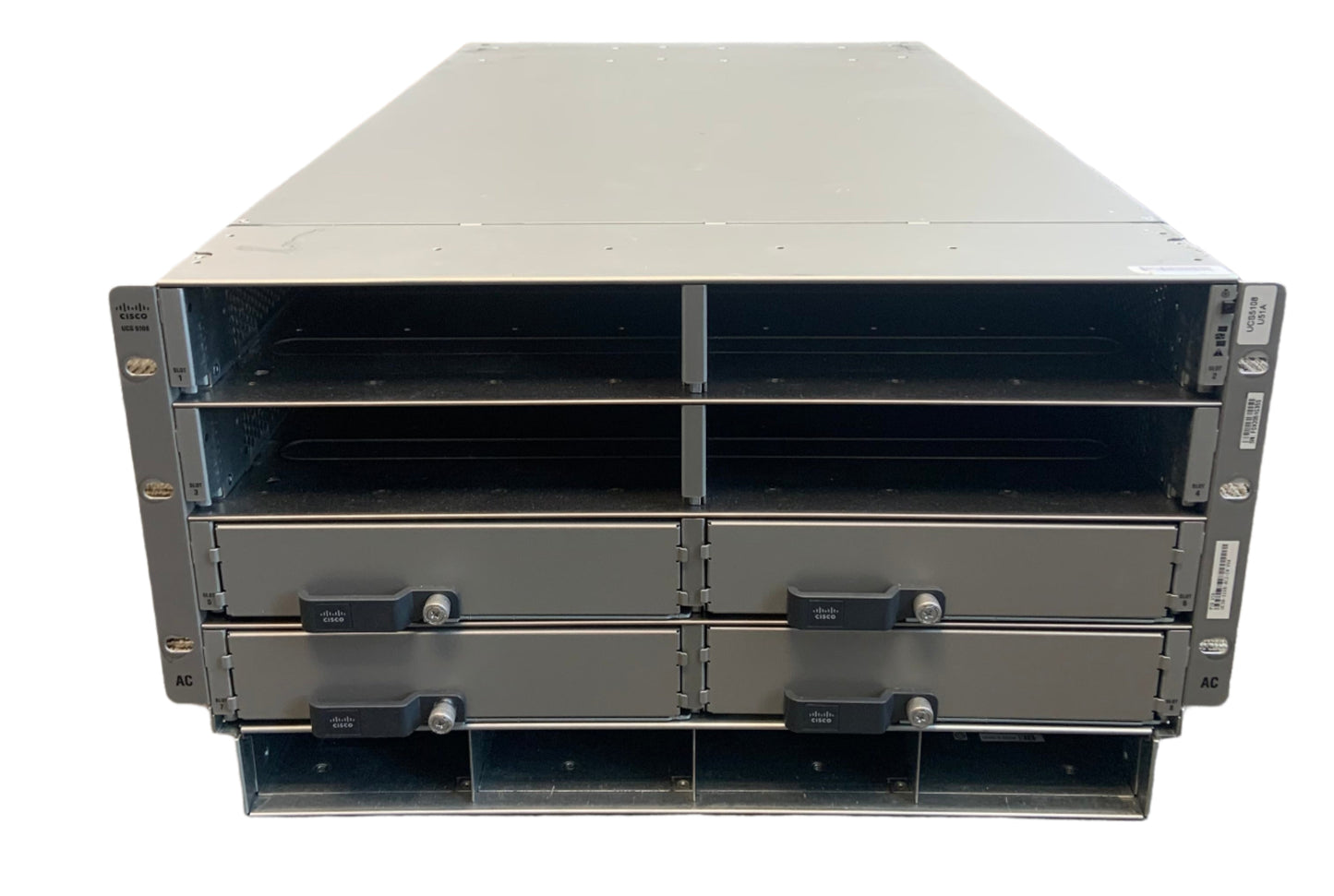 Cisco UCS 5108 Blade Server AC Chassis With Power Supplies And Net Cards