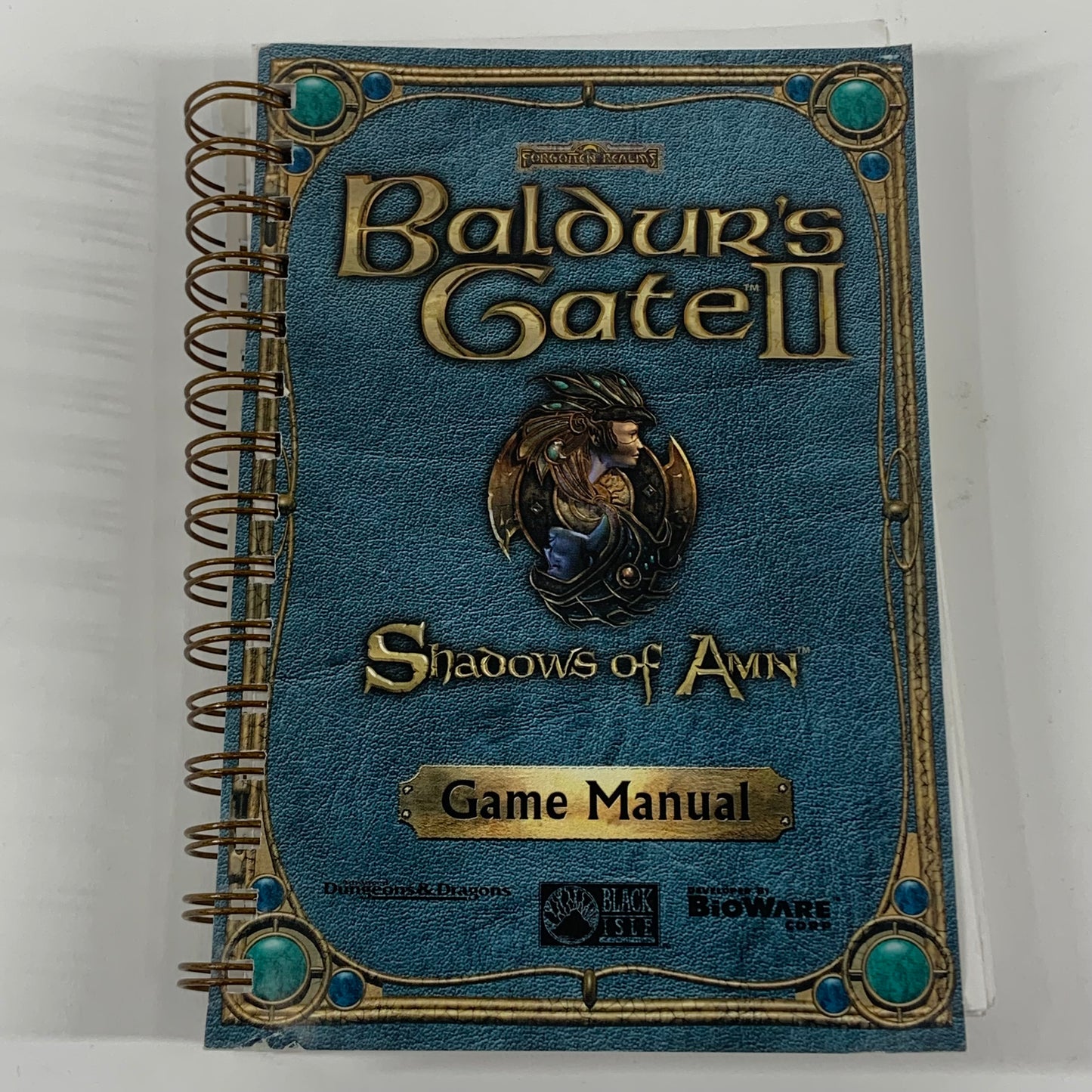 Baldur's Gate II: Shadows of Amn (PC, 2000) with Manual