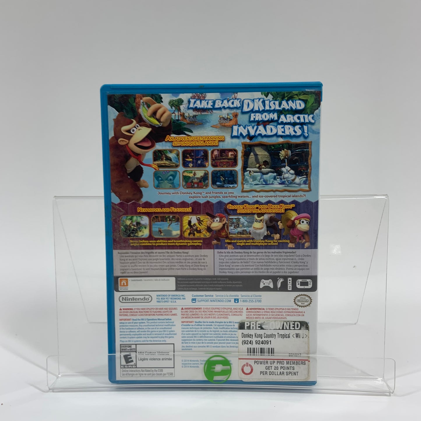 Donkey Kong Country: Tropical Freeze (Nintendo Wii U, 2014)