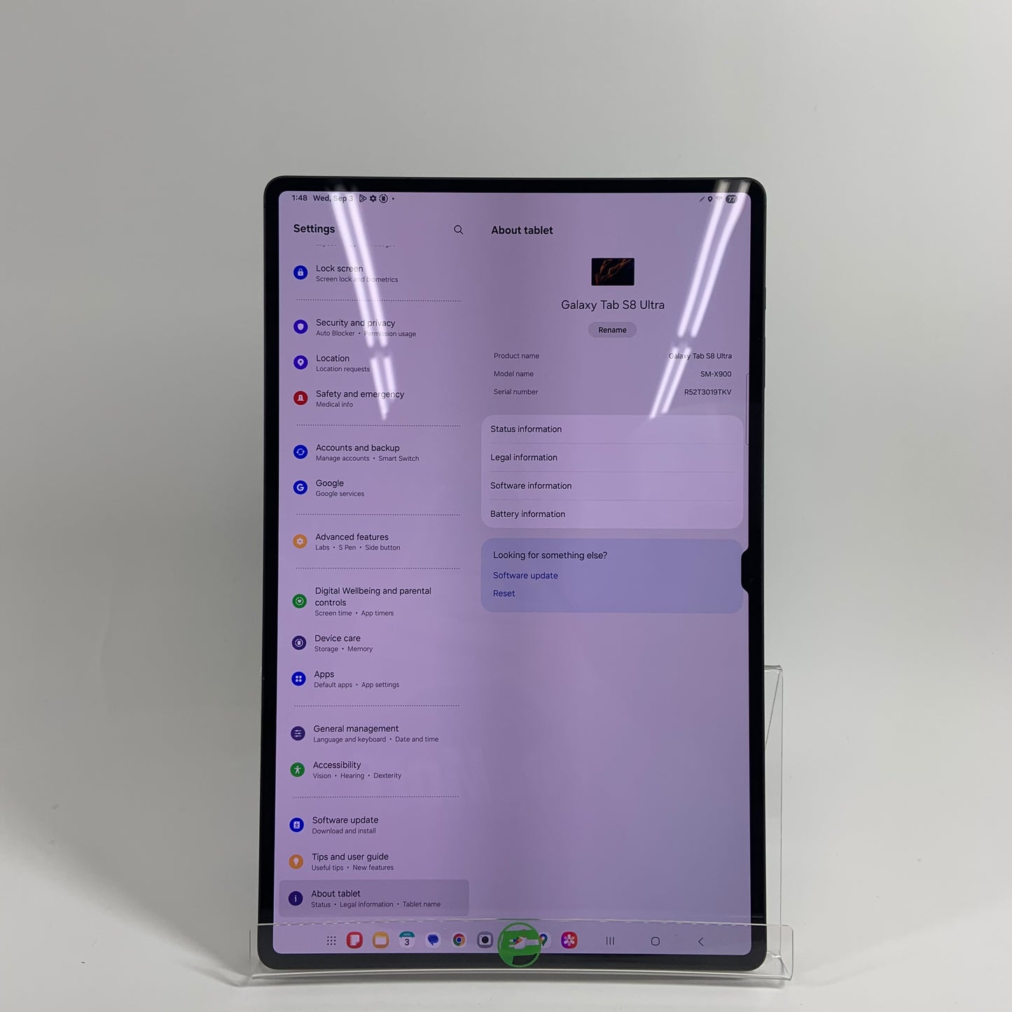 WiFi Only Samsung Galaxy Tab S8 Ultra 14.6" 512GB Black SM-X900