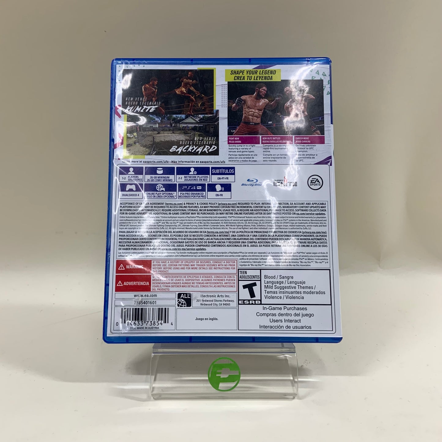 UFC 4 (Sony PlayStation 4 PS4, 2020)