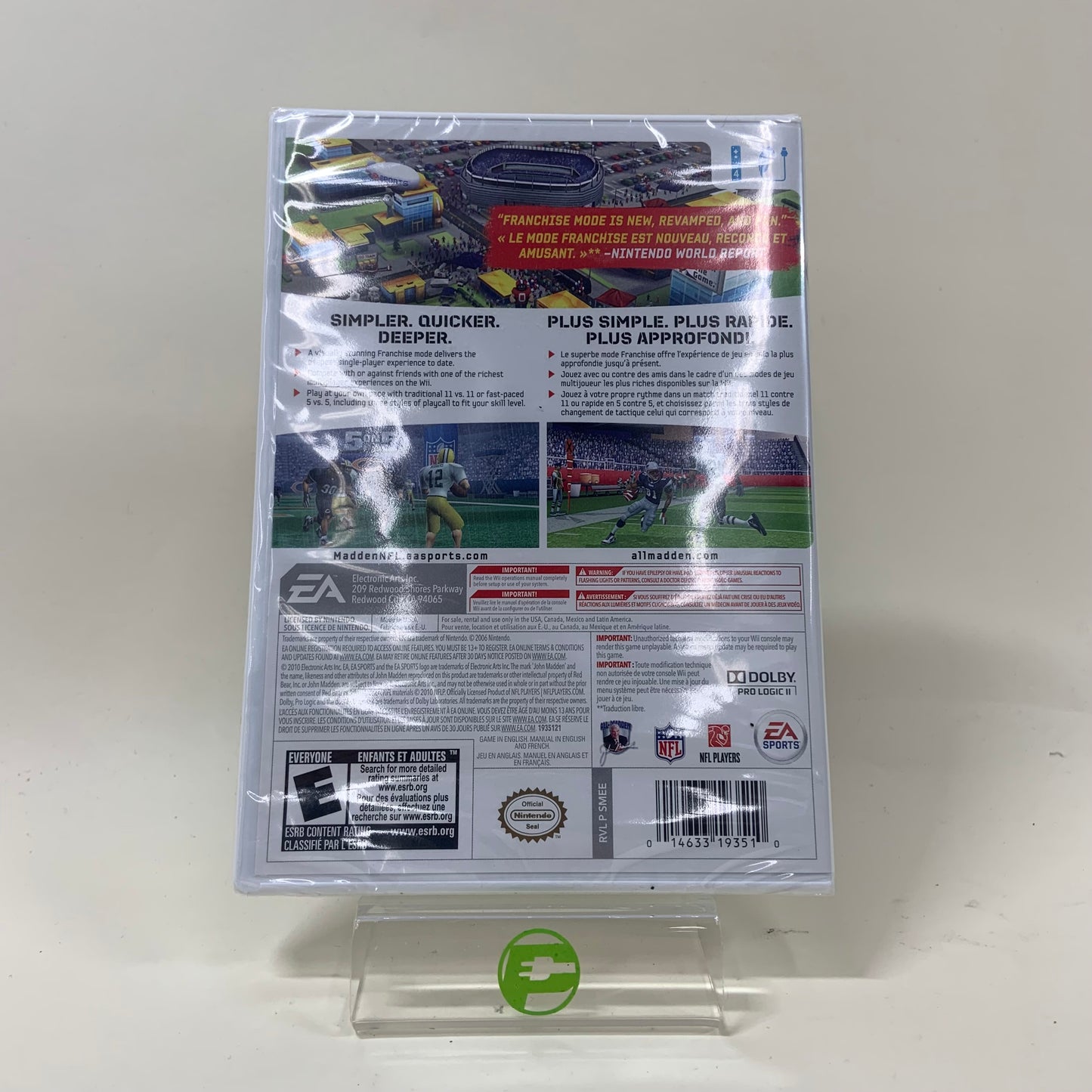 New Madden NFL 11 (Nintendo Wii, 2010)