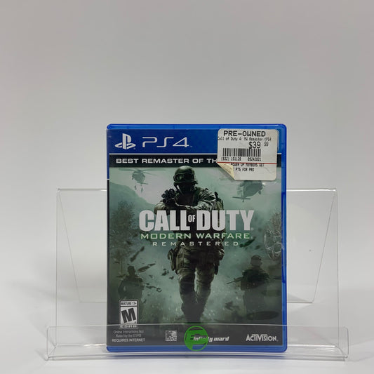 Call of Duty: Modern Warfare Remastered (Sony PlayStation 4 PS4, 2017)