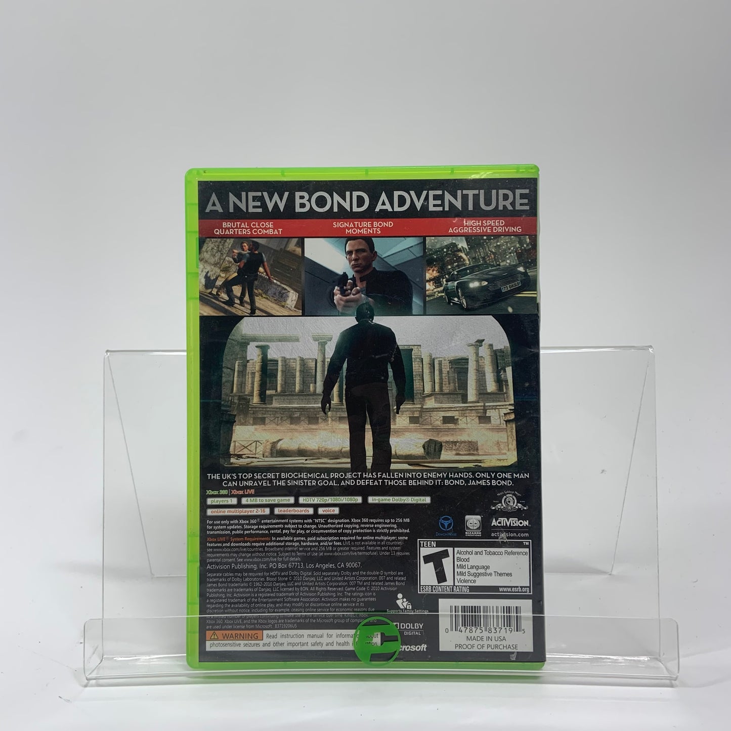 007 Blood Stone (Microsoft Xbox 360, 2010)