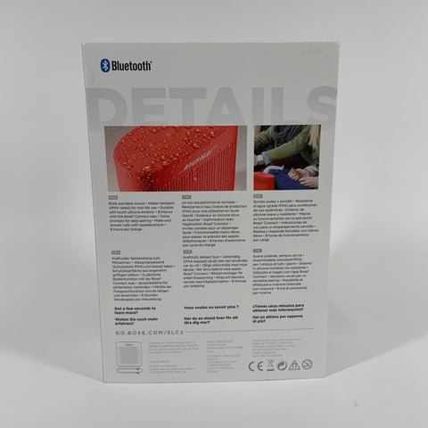 New Bose SoundLink Color 2 Wireless Portable Bluetooth Speaker Pink 752195-0400