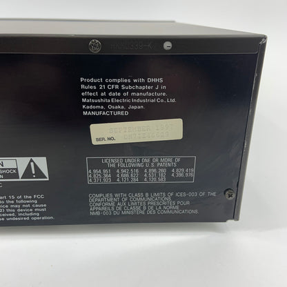 Technics SL-PD687 5-Disc Carousel CD Changer