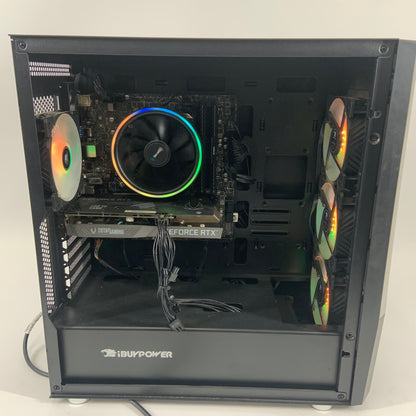 Black RGB Gaming PC Intel 13100 1.5TB Storage 16GB RAM NVIDIA GeForce RTX 3050