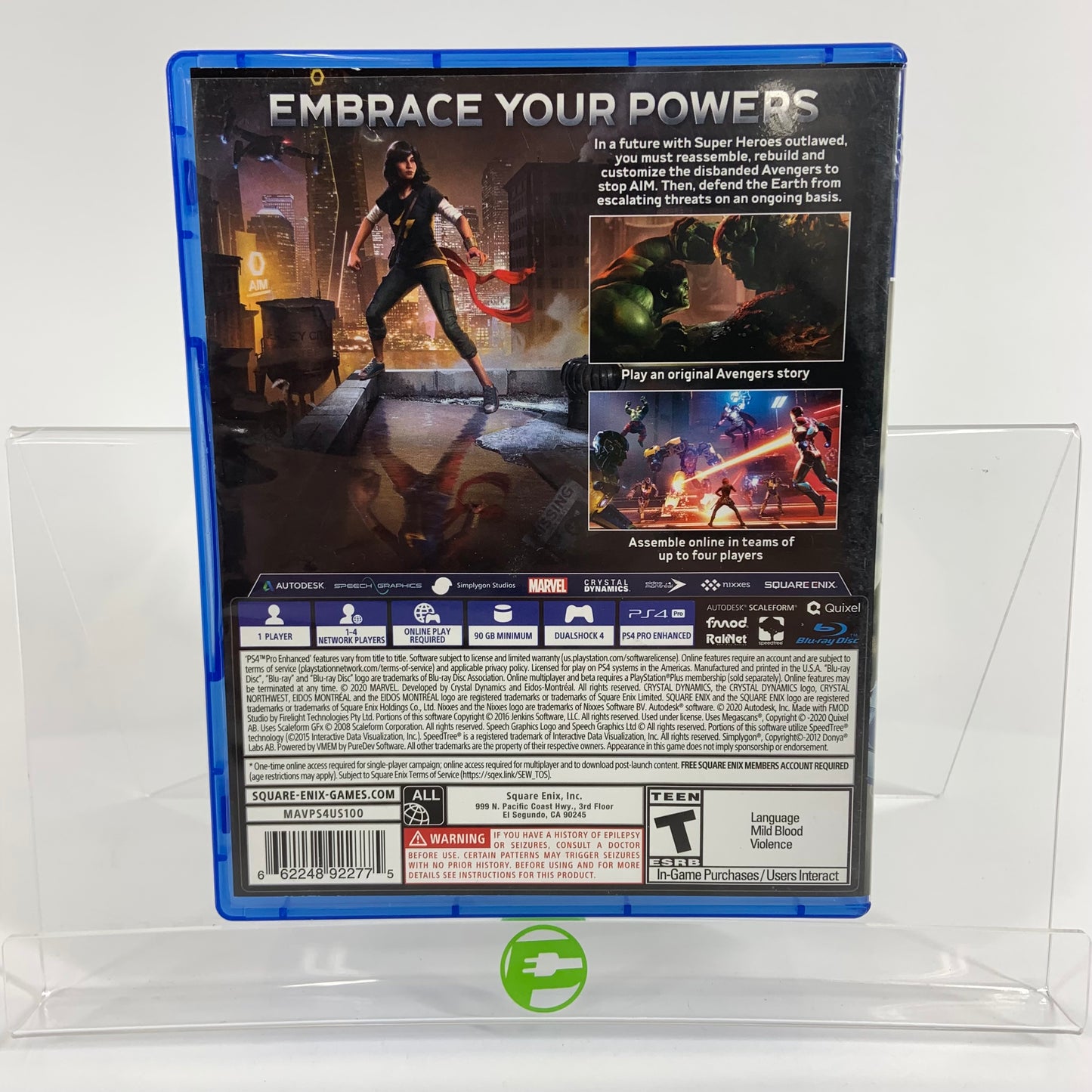 Marvel Avengers (Sony PlayStation 4 PS4, 2020)