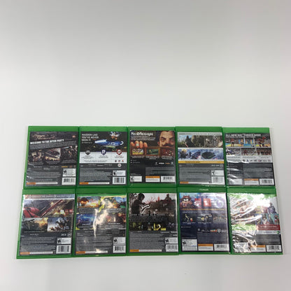 Lot of 10 Microsoft Xbox One Games